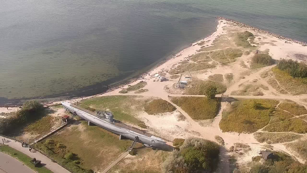 Archiv Foto Webcam Laboe: Blick auf das Museumsschiff