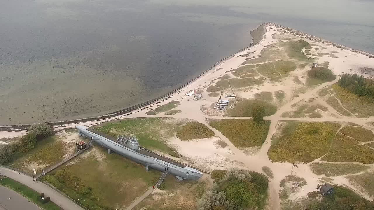 Archiv Foto Webcam Laboe: Blick auf das Museumsschiff