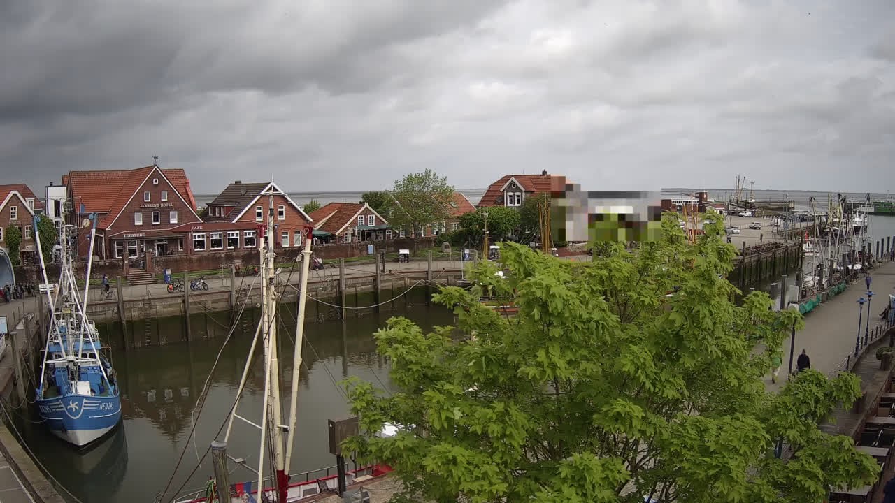 Archiv Foto Webcam Neuharlingersiel am Kutterhafens