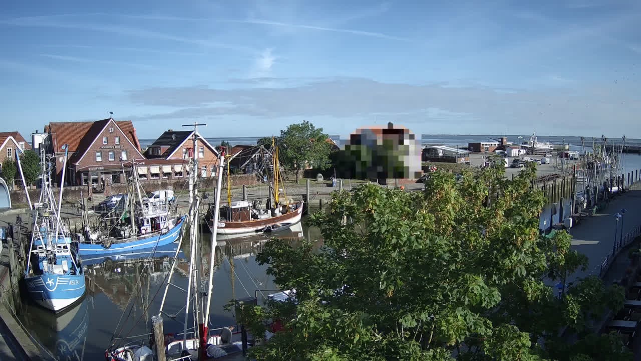 Archiv Foto Webcam Neuharlingersiel am Kutterhafens