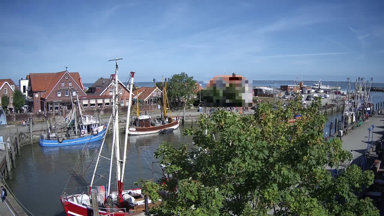 Archiv Foto Webcam Neuharlingersiel am Kutterhafens