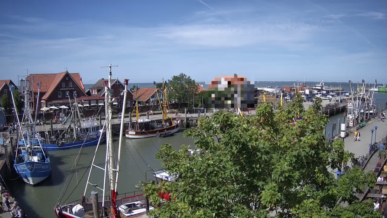 Archiv Foto Webcam Neuharlingersiel am Kutterhafens