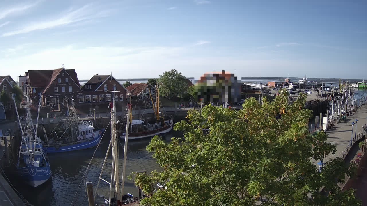 Archiv Foto Webcam Neuharlingersiel am Kutterhafens
