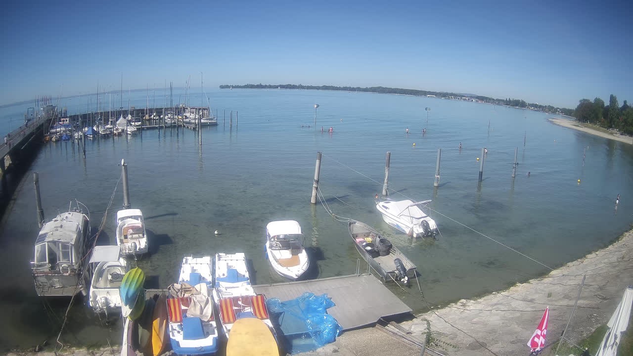 Archived image Webcam Nonnenhorn on Lake Constance