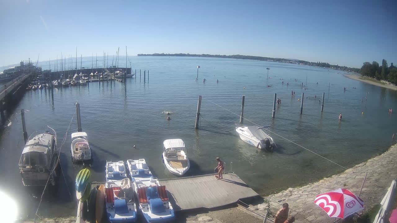Archived image Webcam Nonnenhorn on Lake Constance
