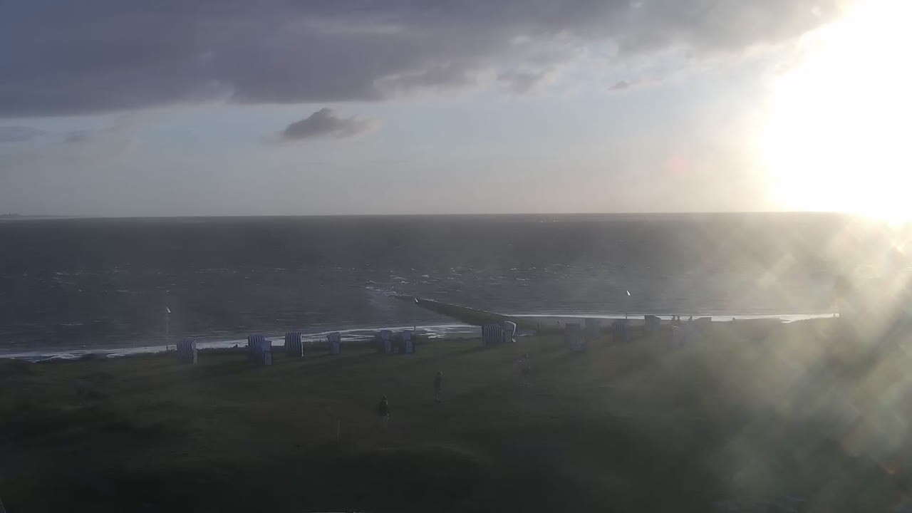 Archived image Webcam Norderney: Hotel Stranddistel