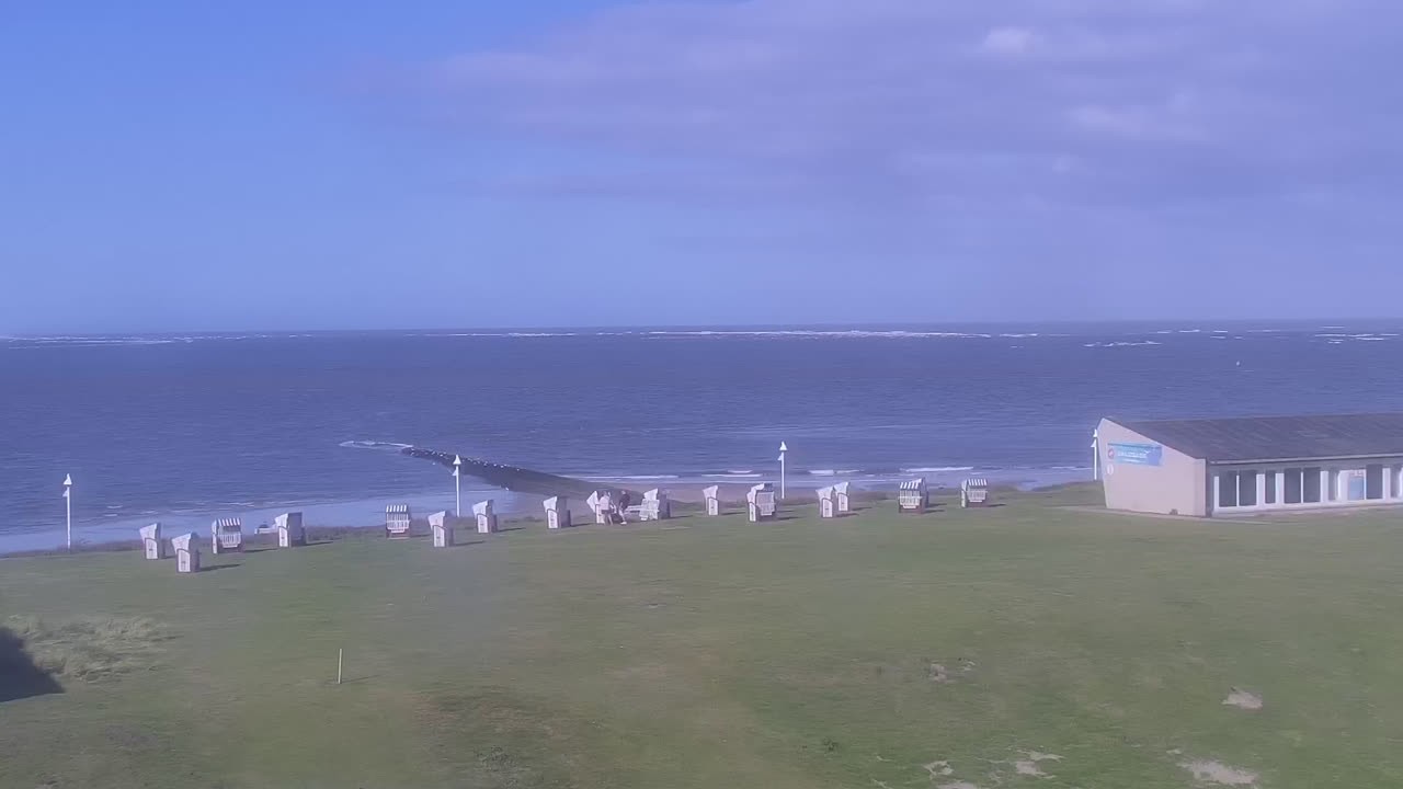 Archiv Foto Webcam Norderney: Hotel Stranddistel