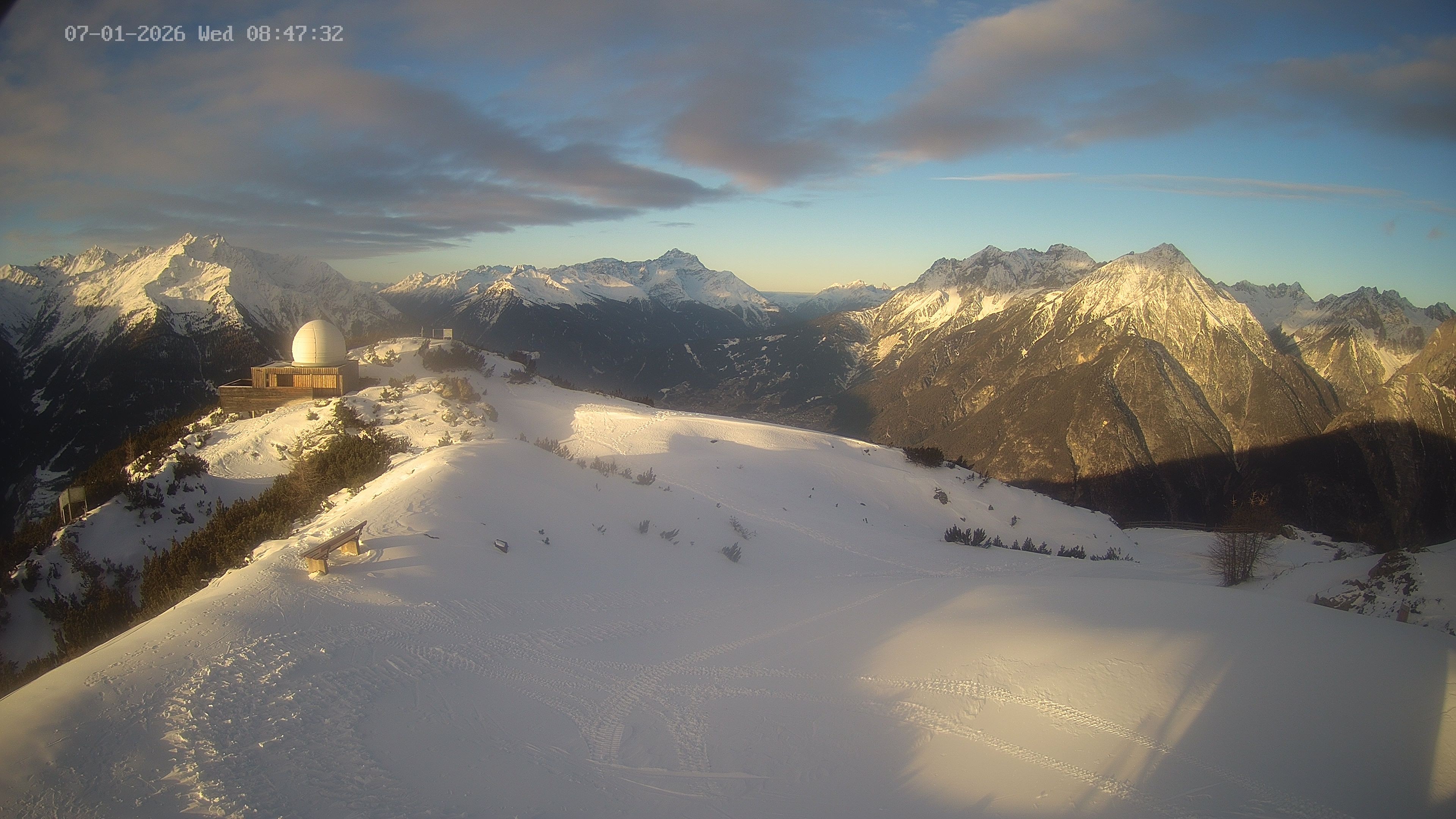 Archiv Foto Webcam Venet Gipfel Sternwarte