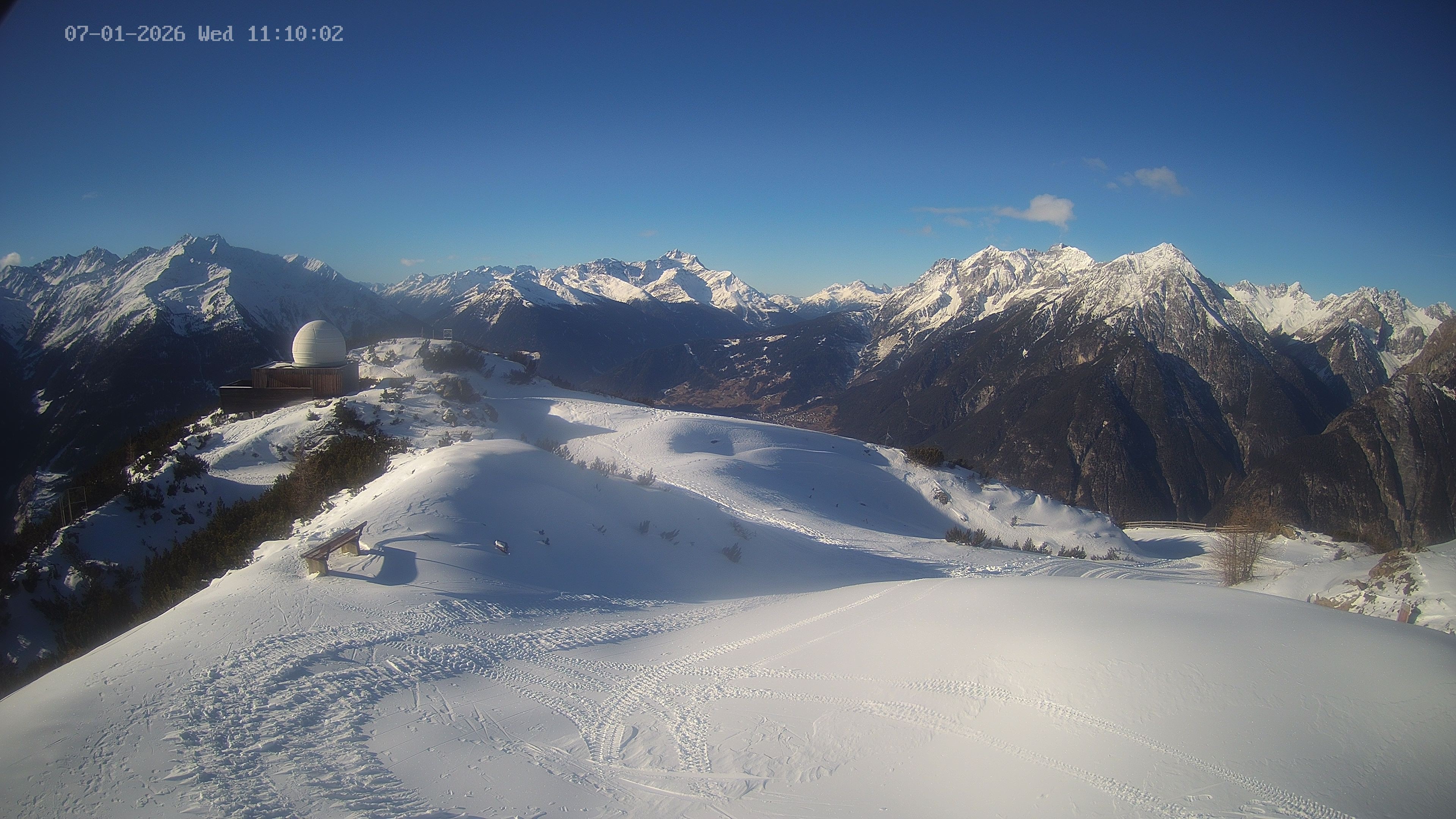 Archiv Foto Webcam Venet Gipfel Sternwarte