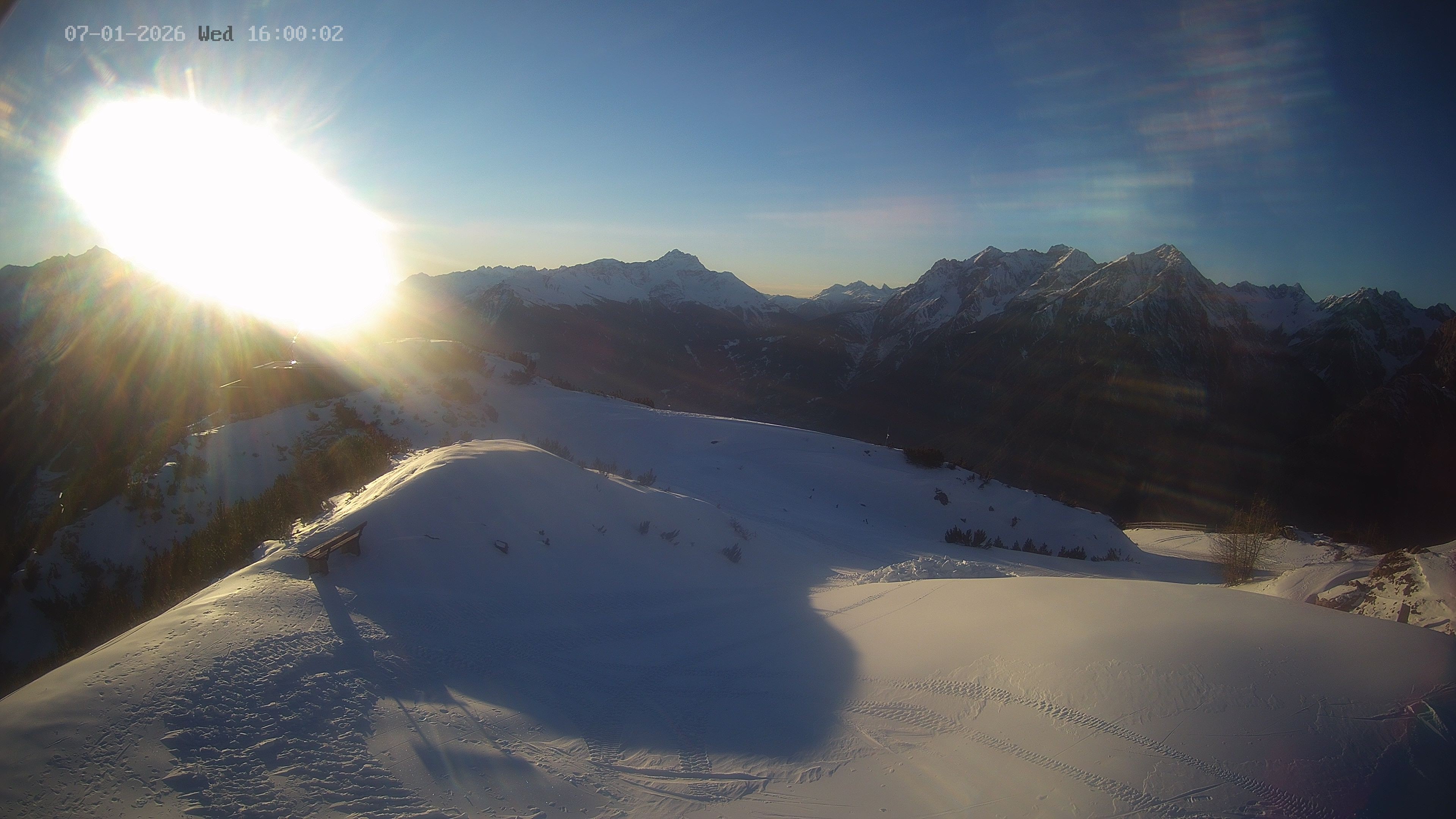 Archiv Foto Webcam Venet Gipfel Sternwarte