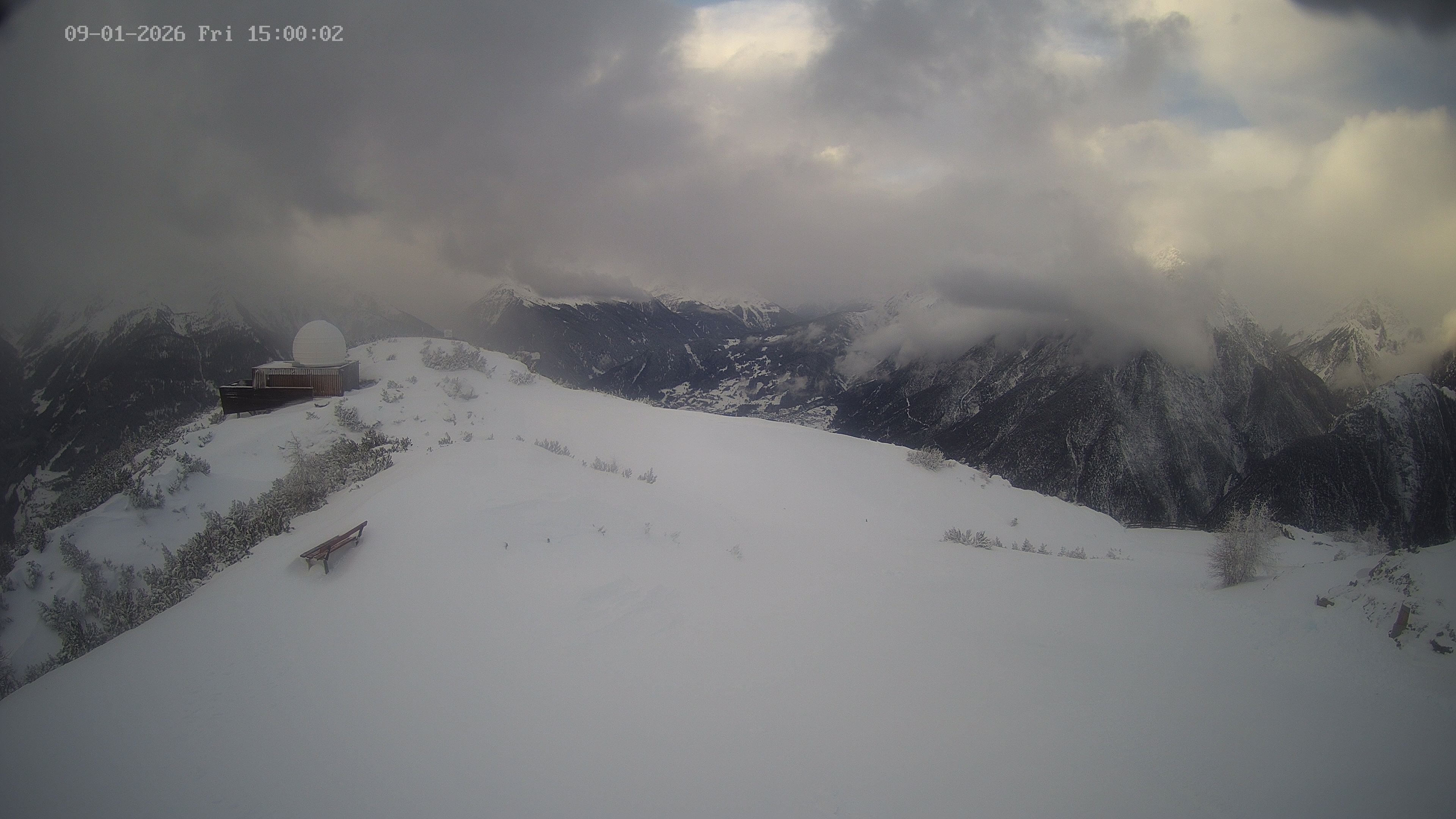 Archiv Foto Webcam Venet Gipfel Sternwarte