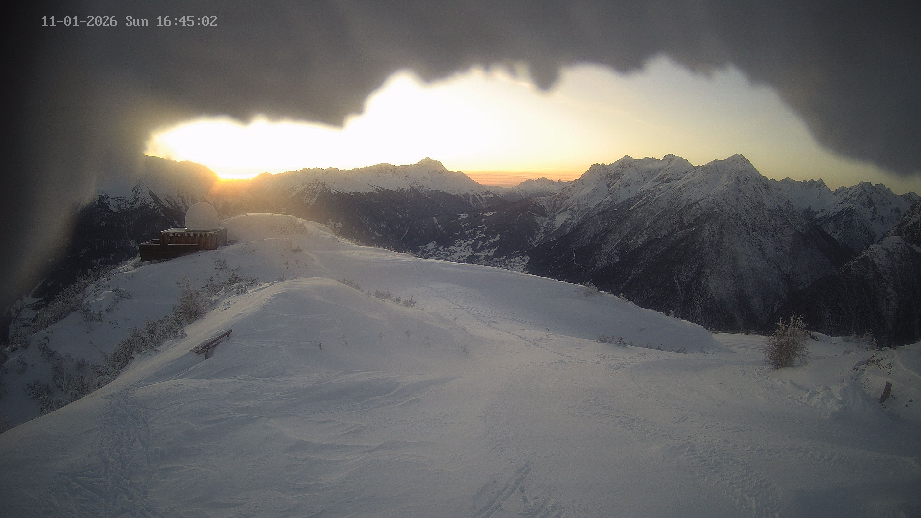 Archiv Foto Webcam Venet Gipfel Sternwarte