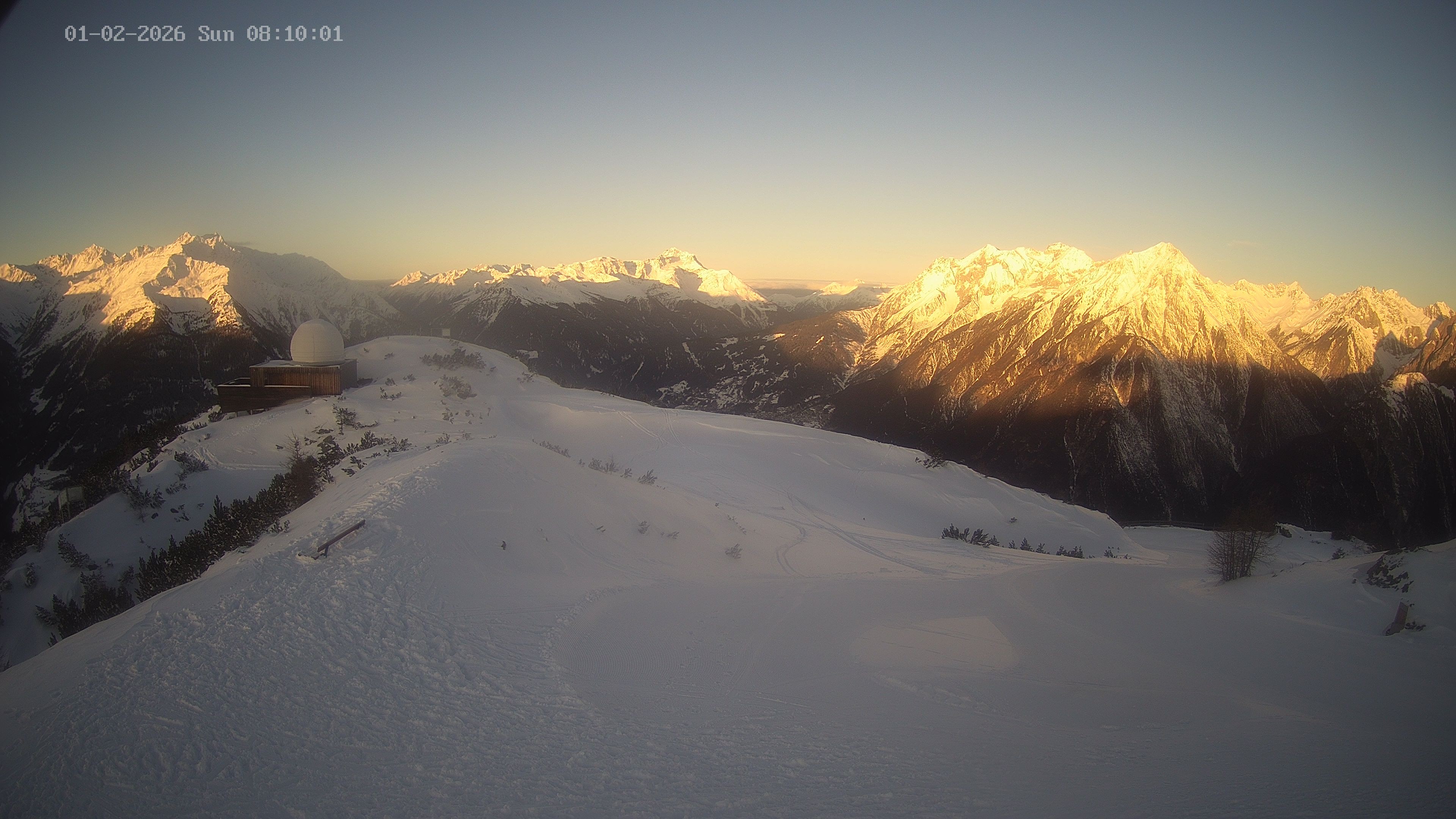 Archiv Foto Webcam Venet Gipfel Sternwarte