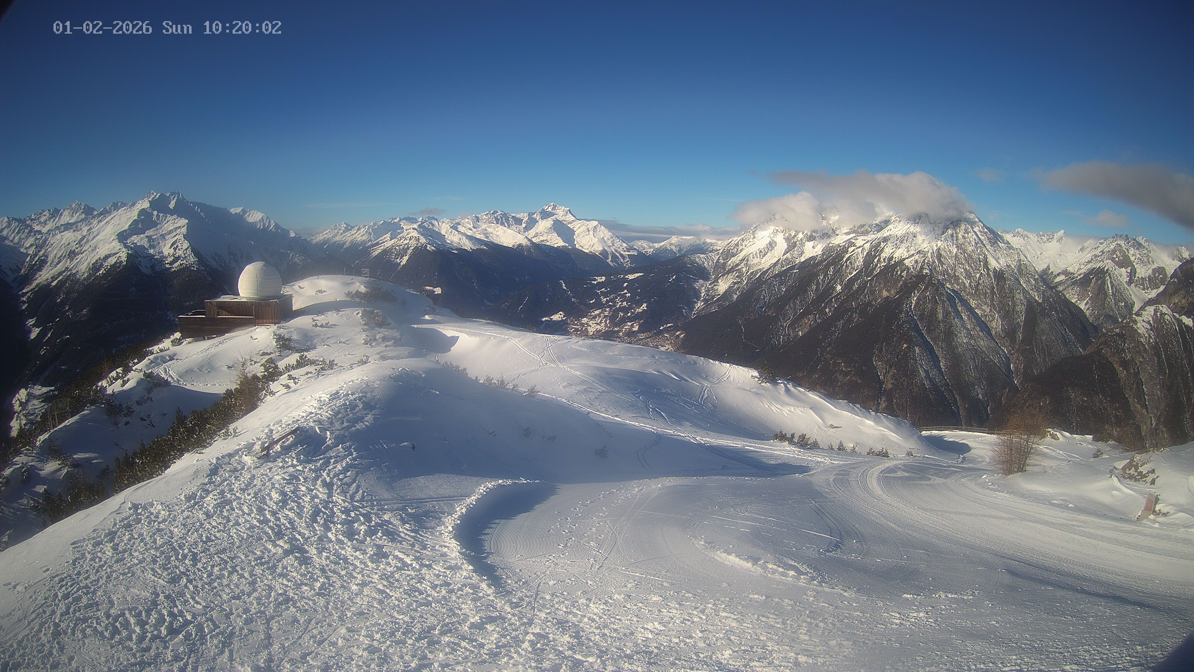 Archiv Foto Webcam Venet Gipfel Sternwarte