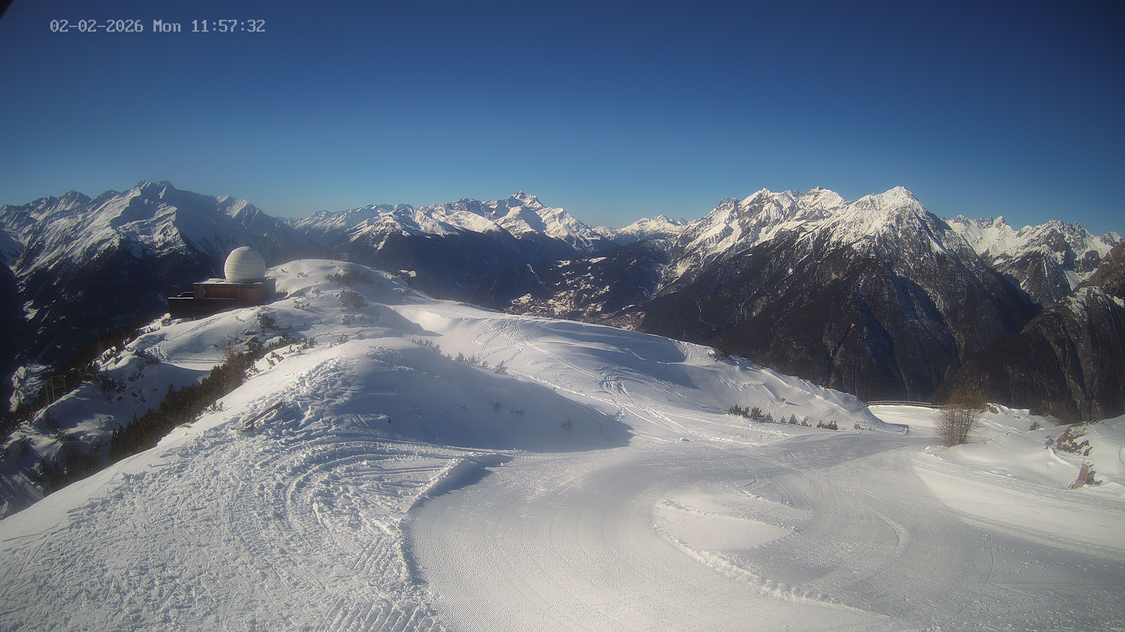 Archiv Foto Webcam Venet Gipfel Sternwarte