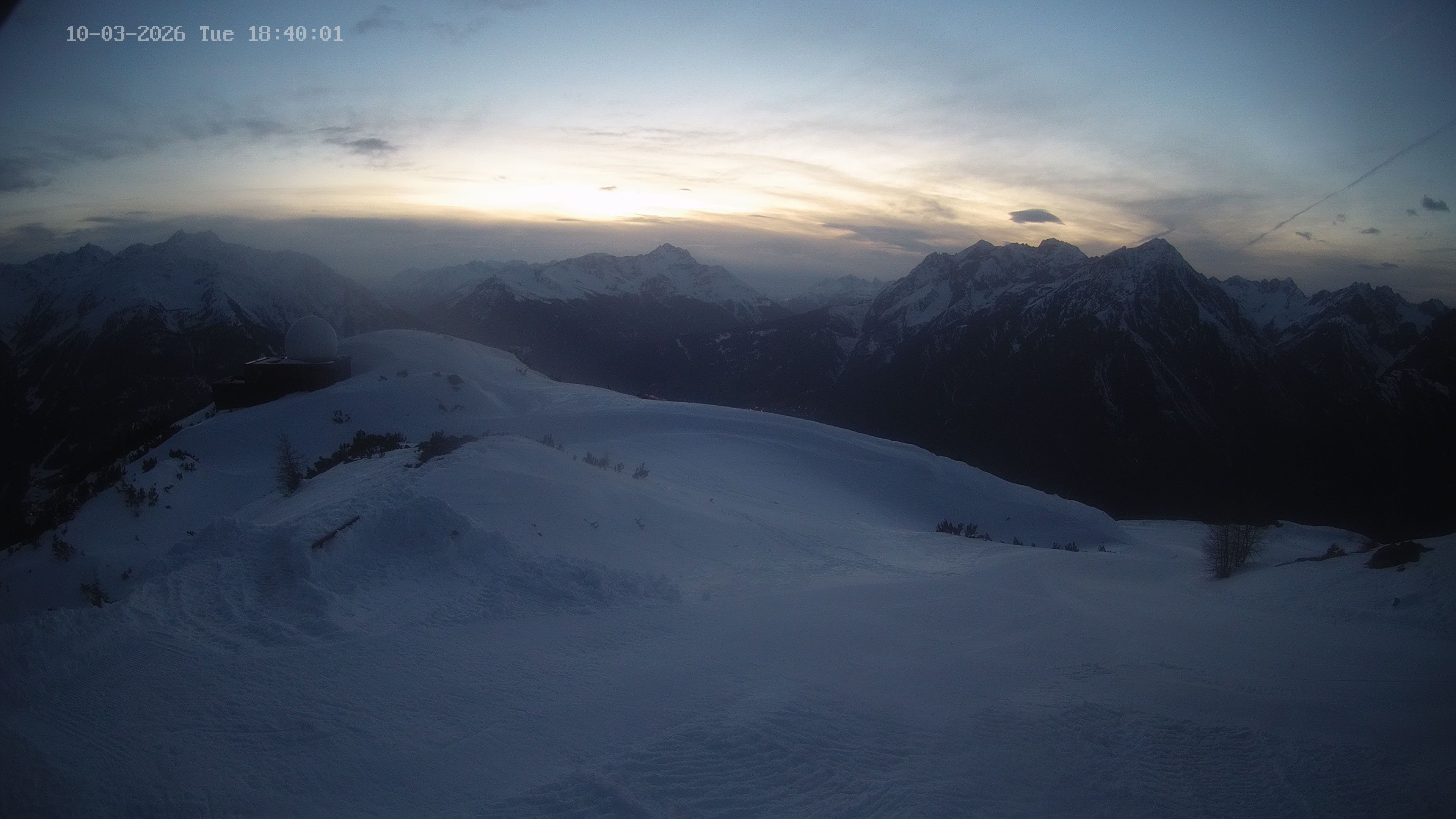 Archiv Foto Webcam Venet Gipfel Sternwarte