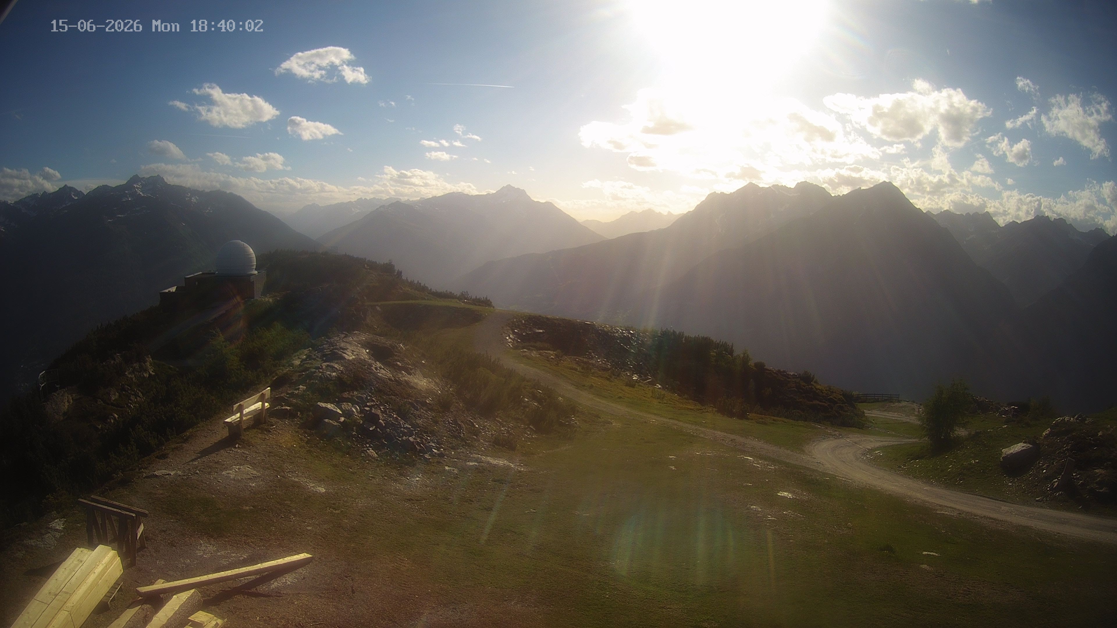 Archiv Foto Webcam Venet Gipfel Sternwarte