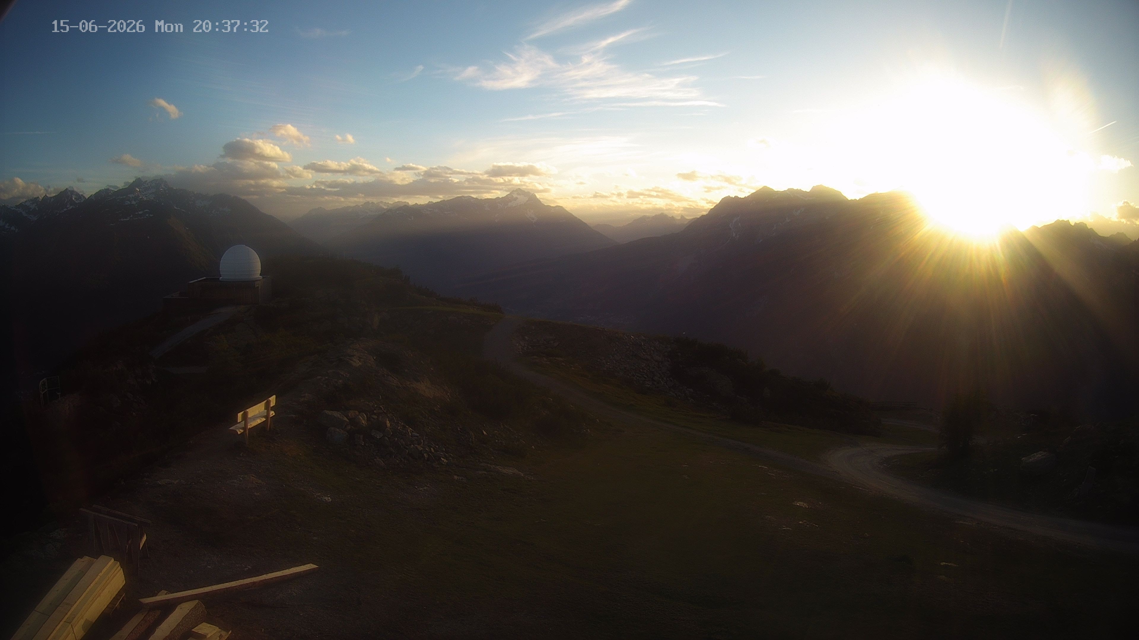 Archiv Foto Webcam Venet Gipfel Sternwarte