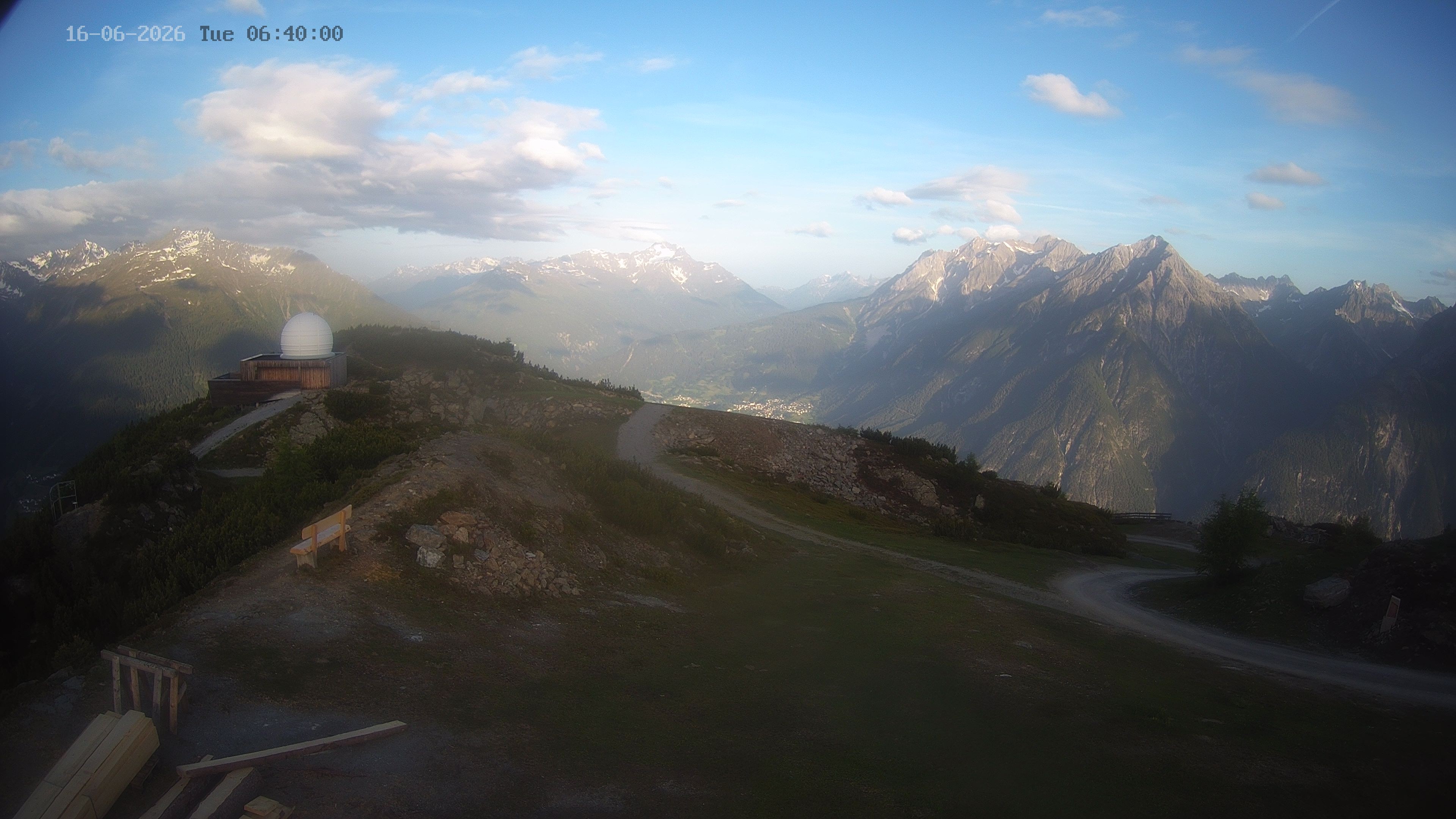 Archiv Foto Webcam Venet Gipfel Sternwarte