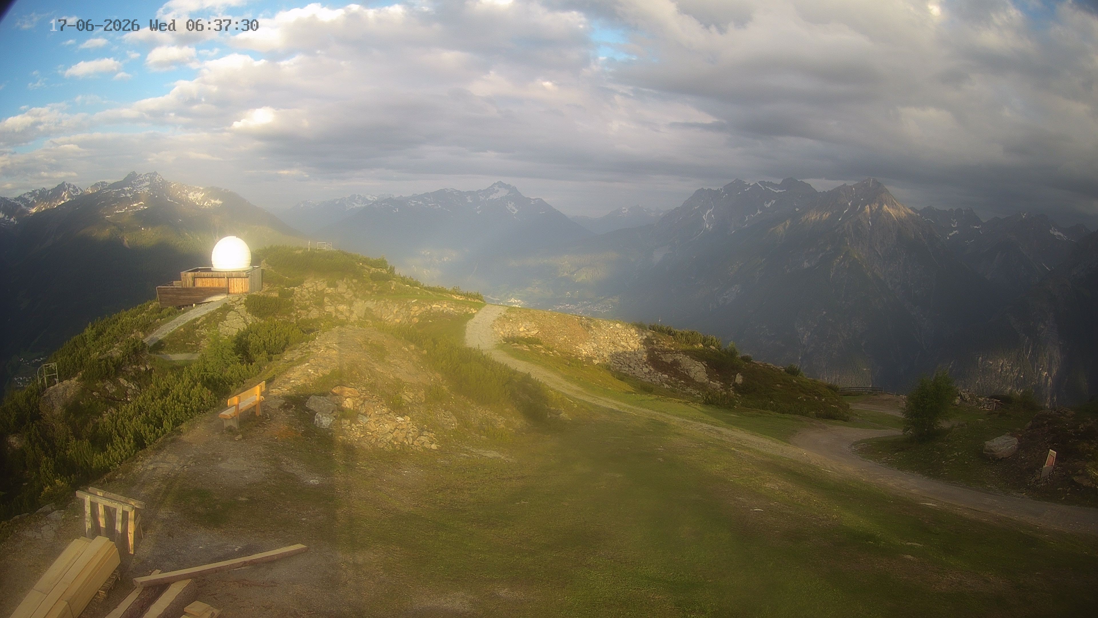 Archiv Foto Webcam Venet Gipfel Sternwarte