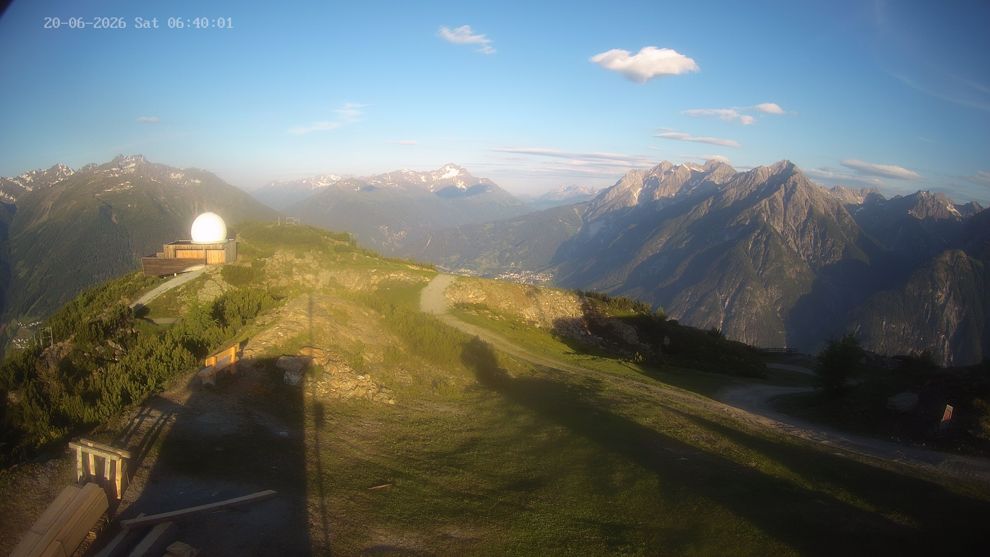 Archiv Foto Webcam Venet Gipfel Sternwarte