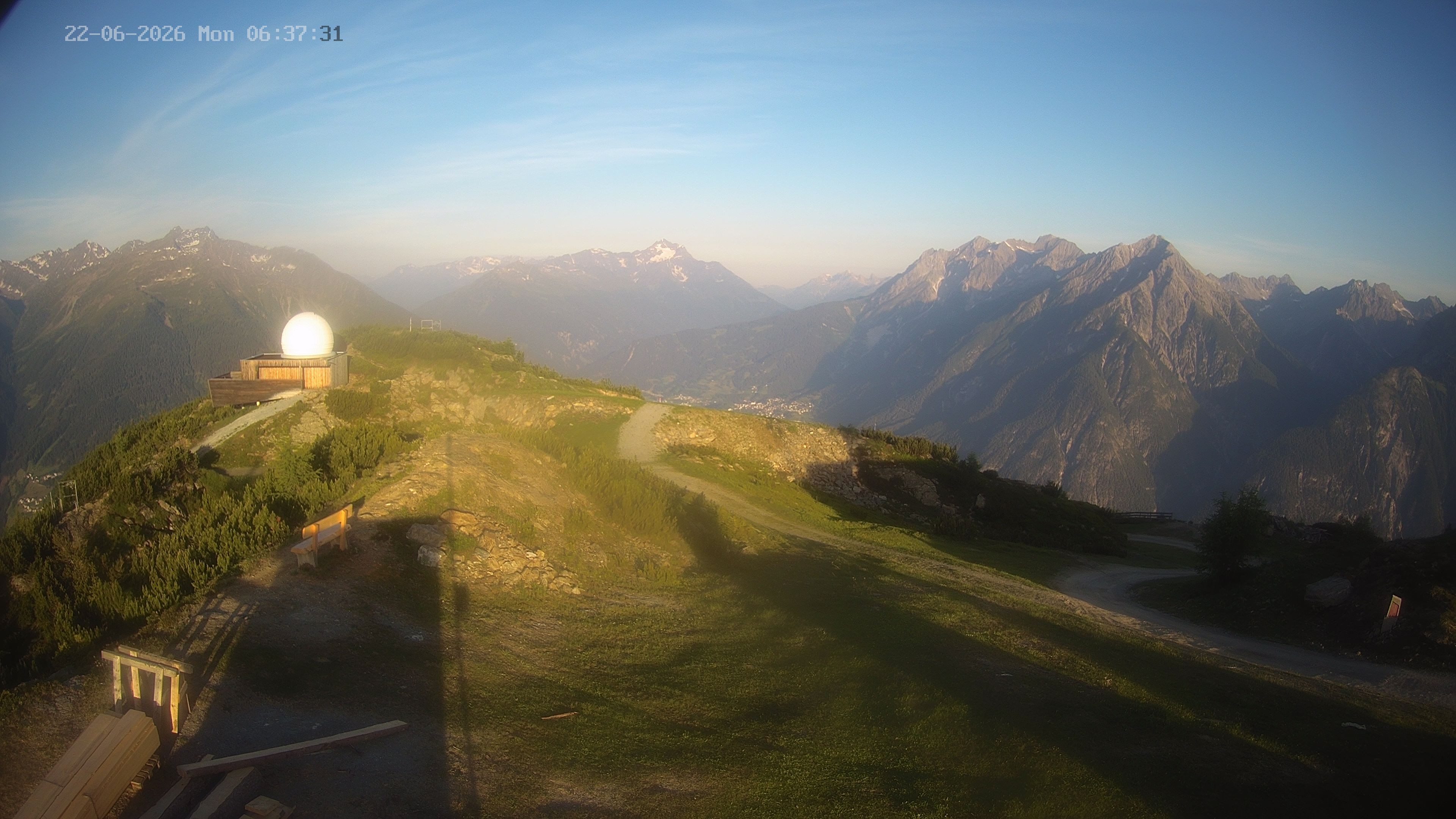 Archiv Foto Webcam Venet Gipfel Sternwarte