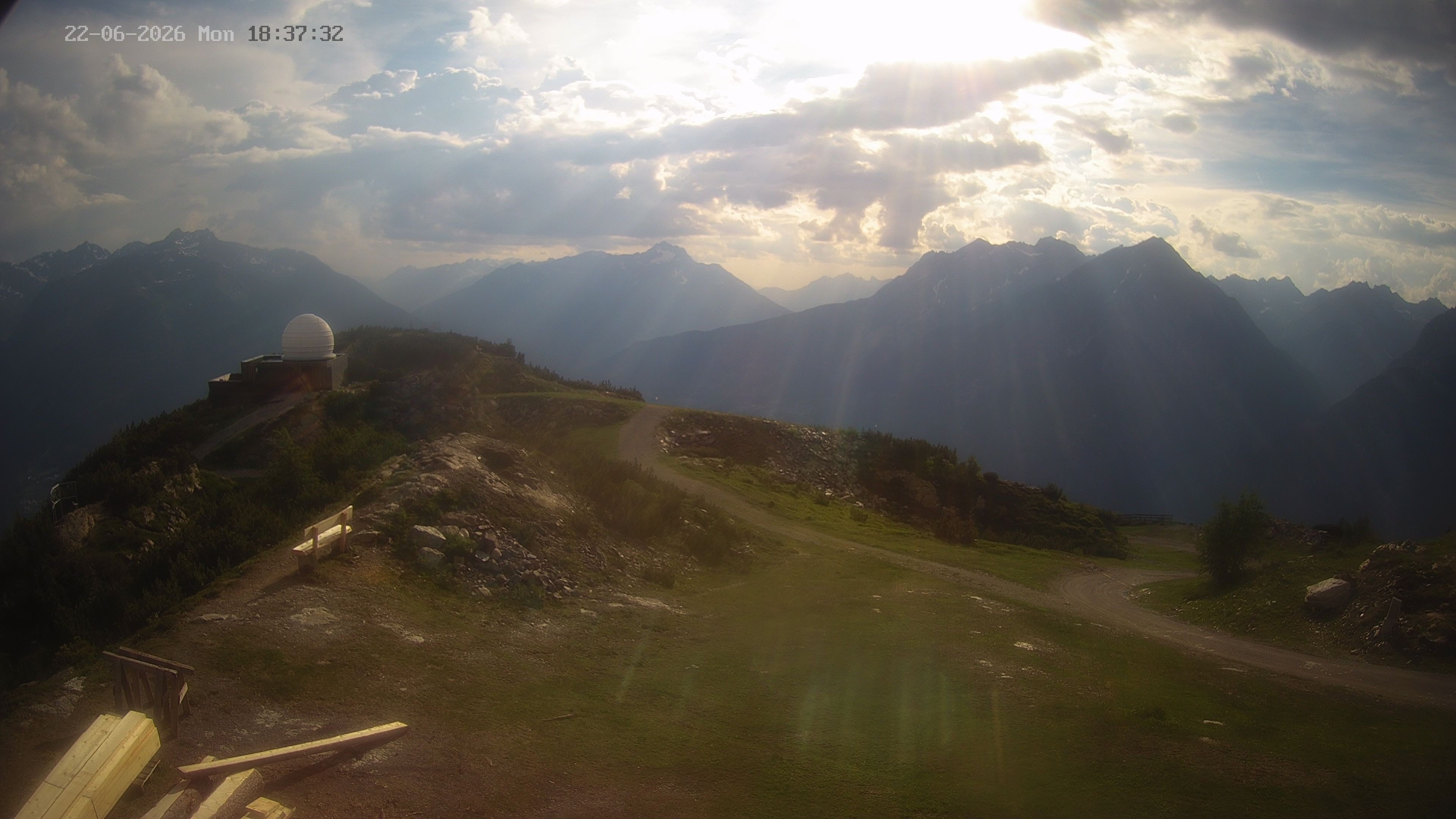 Archiv Foto Webcam Venet Gipfel Sternwarte