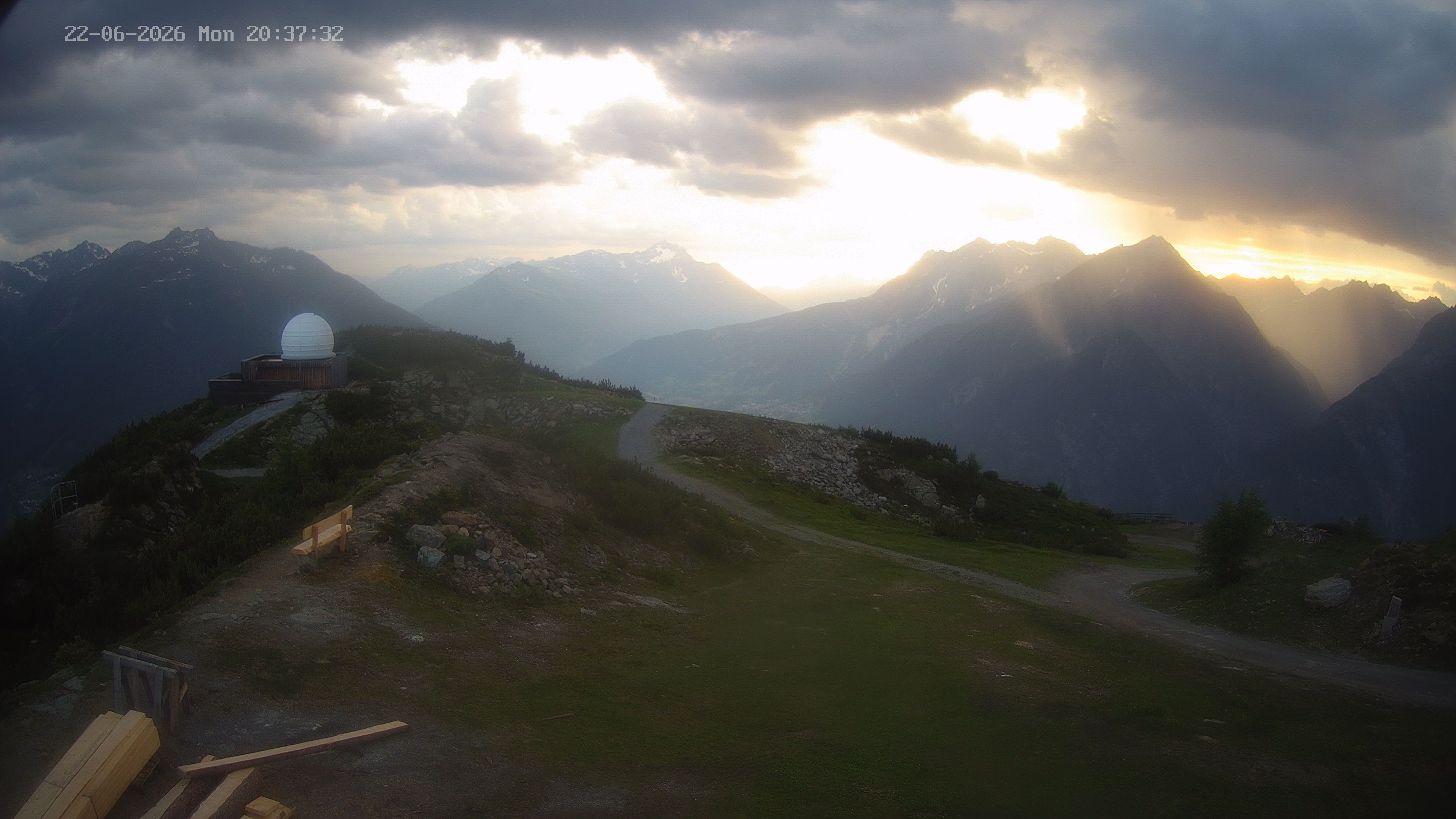 Archiv Foto Webcam Venet Gipfel Sternwarte