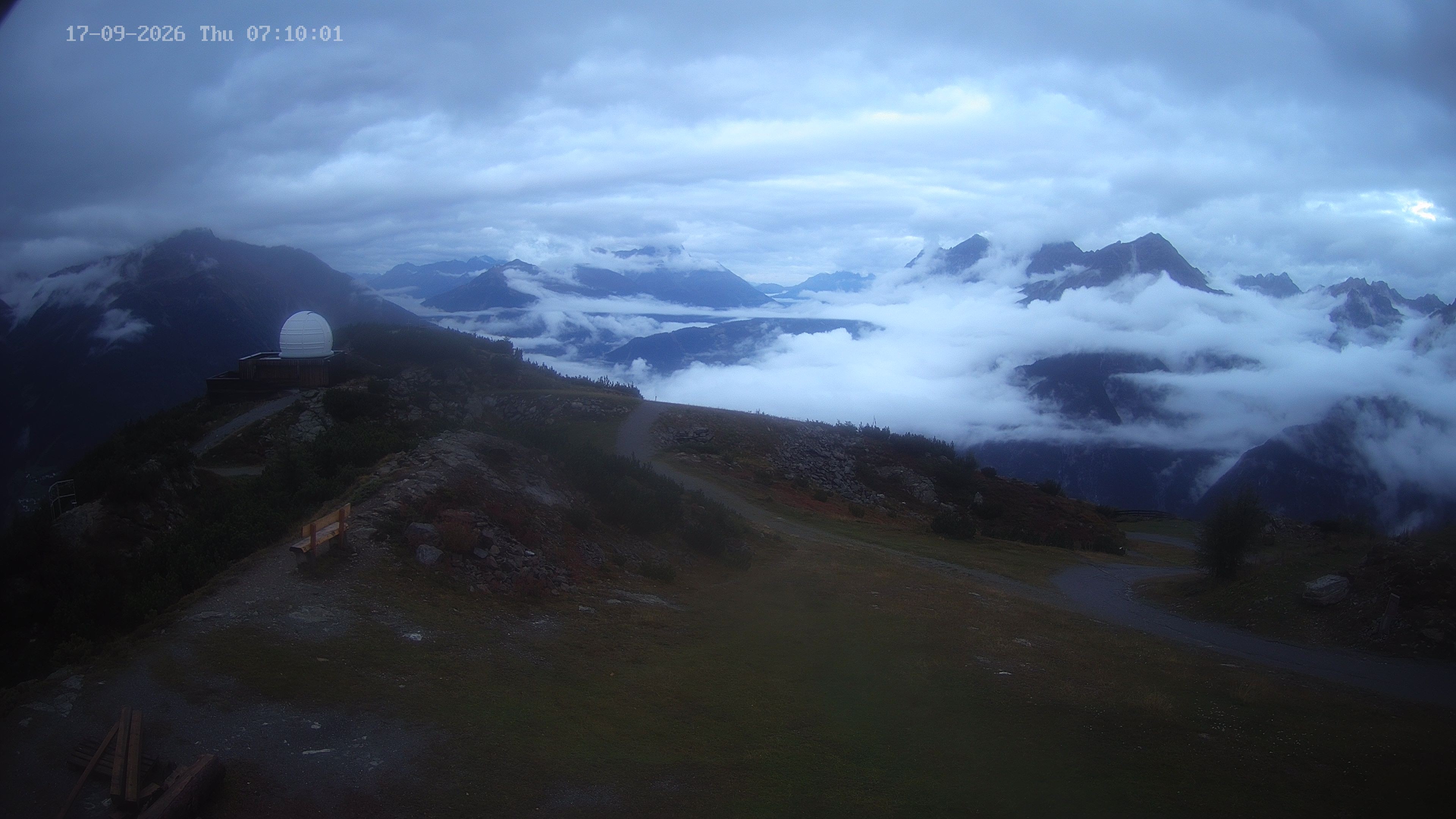 Archiv Foto Webcam Venet Gipfel Sternwarte