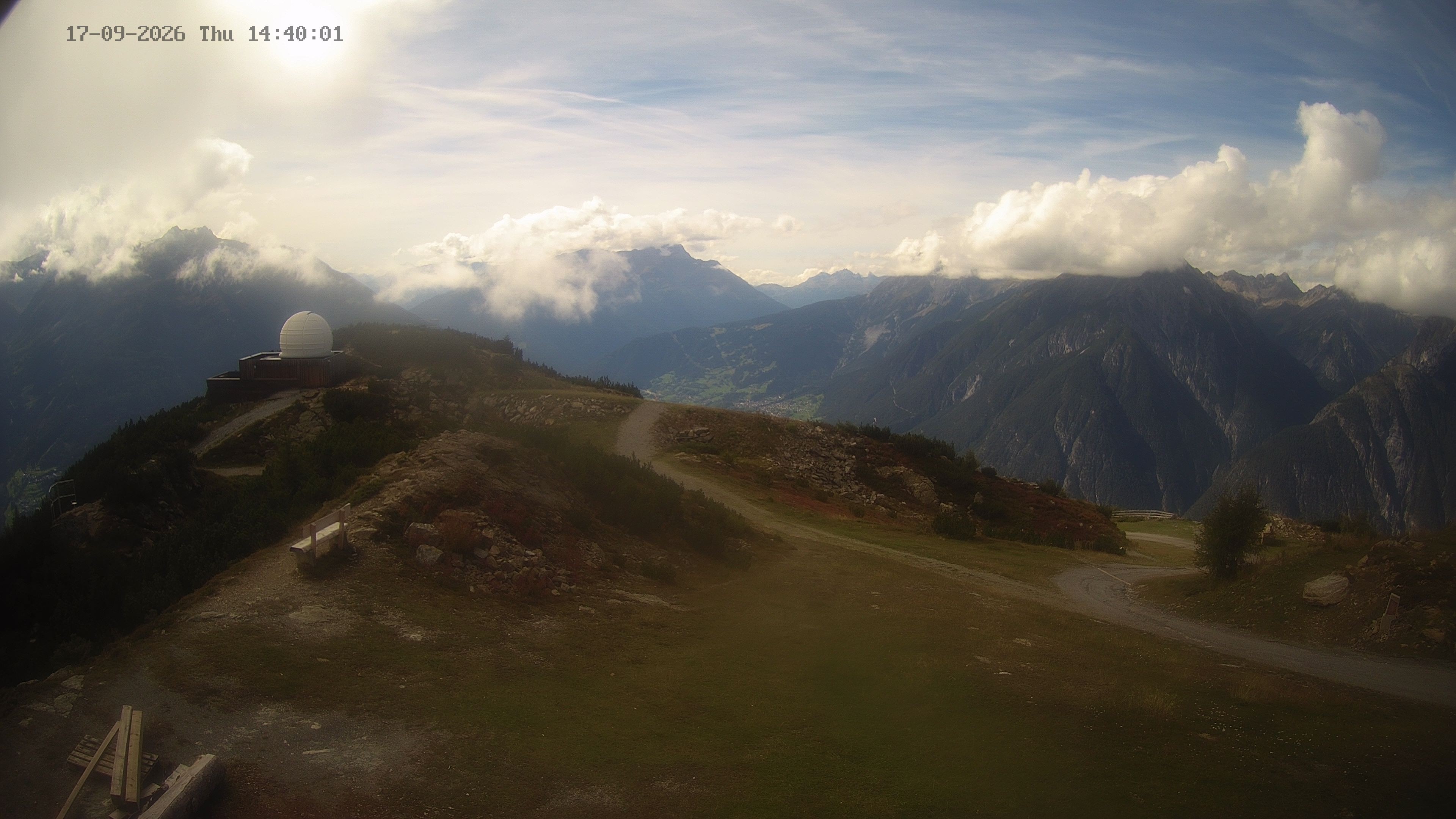 Archiv Foto Webcam Venet Gipfel Sternwarte