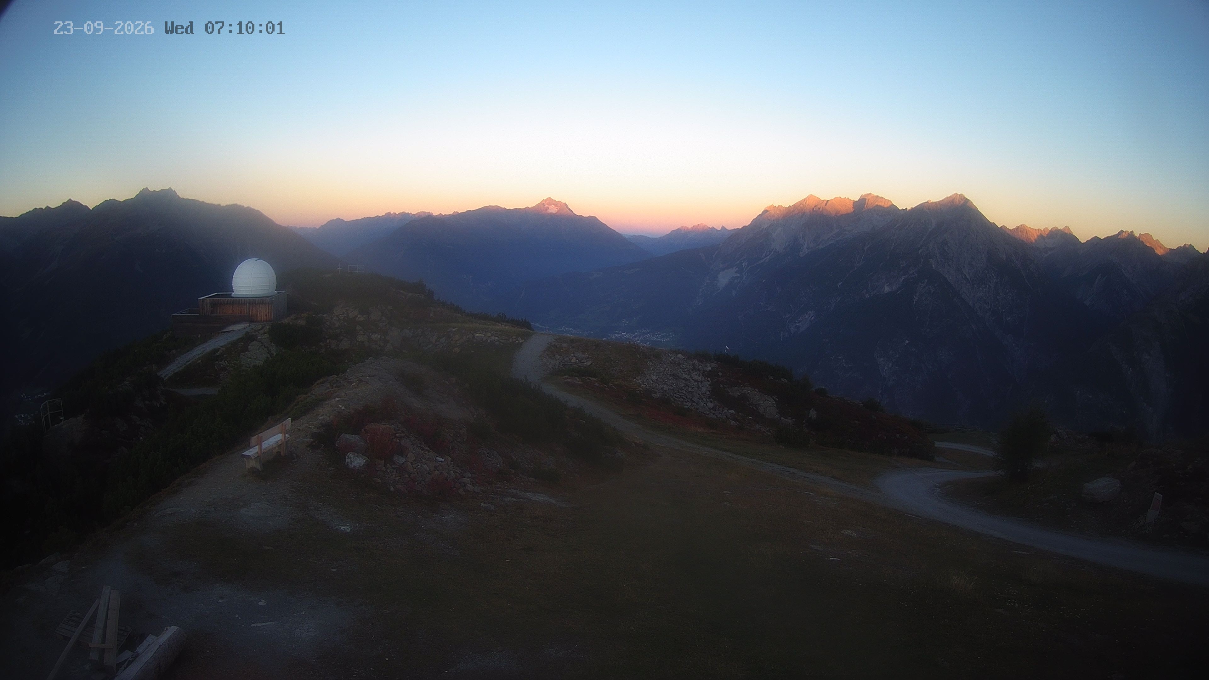Archiv Foto Webcam Venet Gipfel Sternwarte
