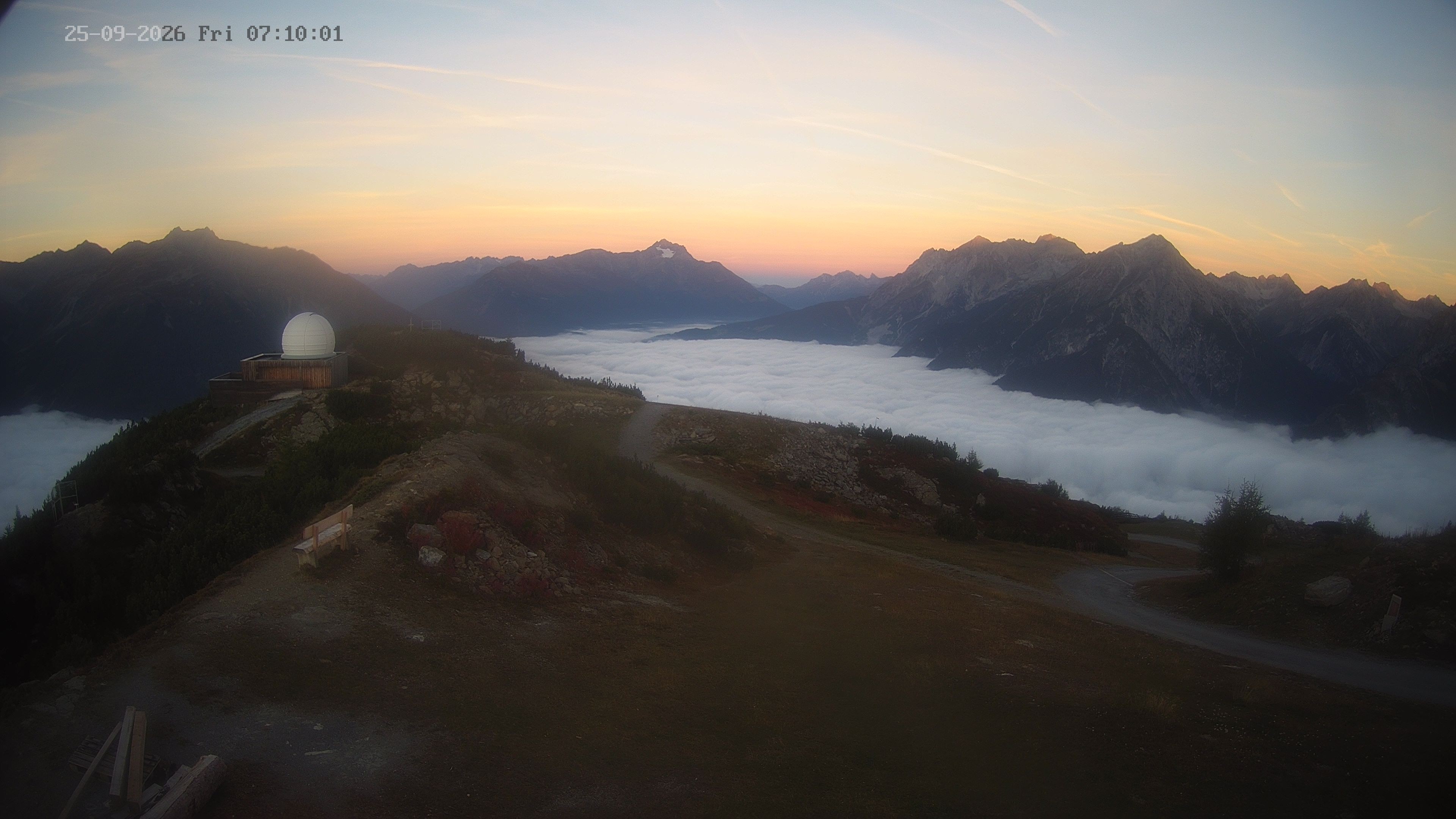 Archiv Foto Webcam Venet Gipfel Sternwarte