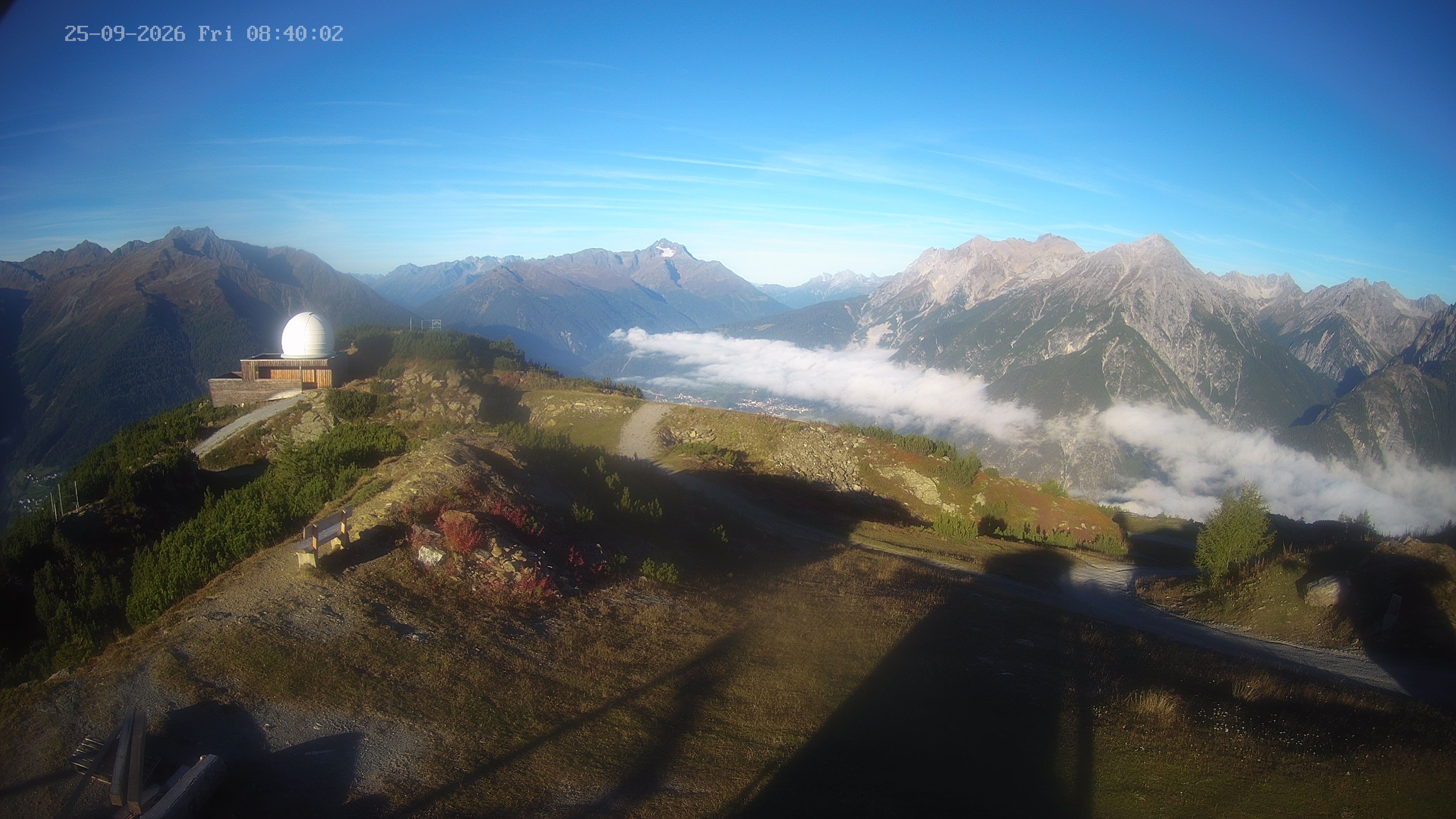 Archiv Foto Webcam Venet Gipfel Sternwarte