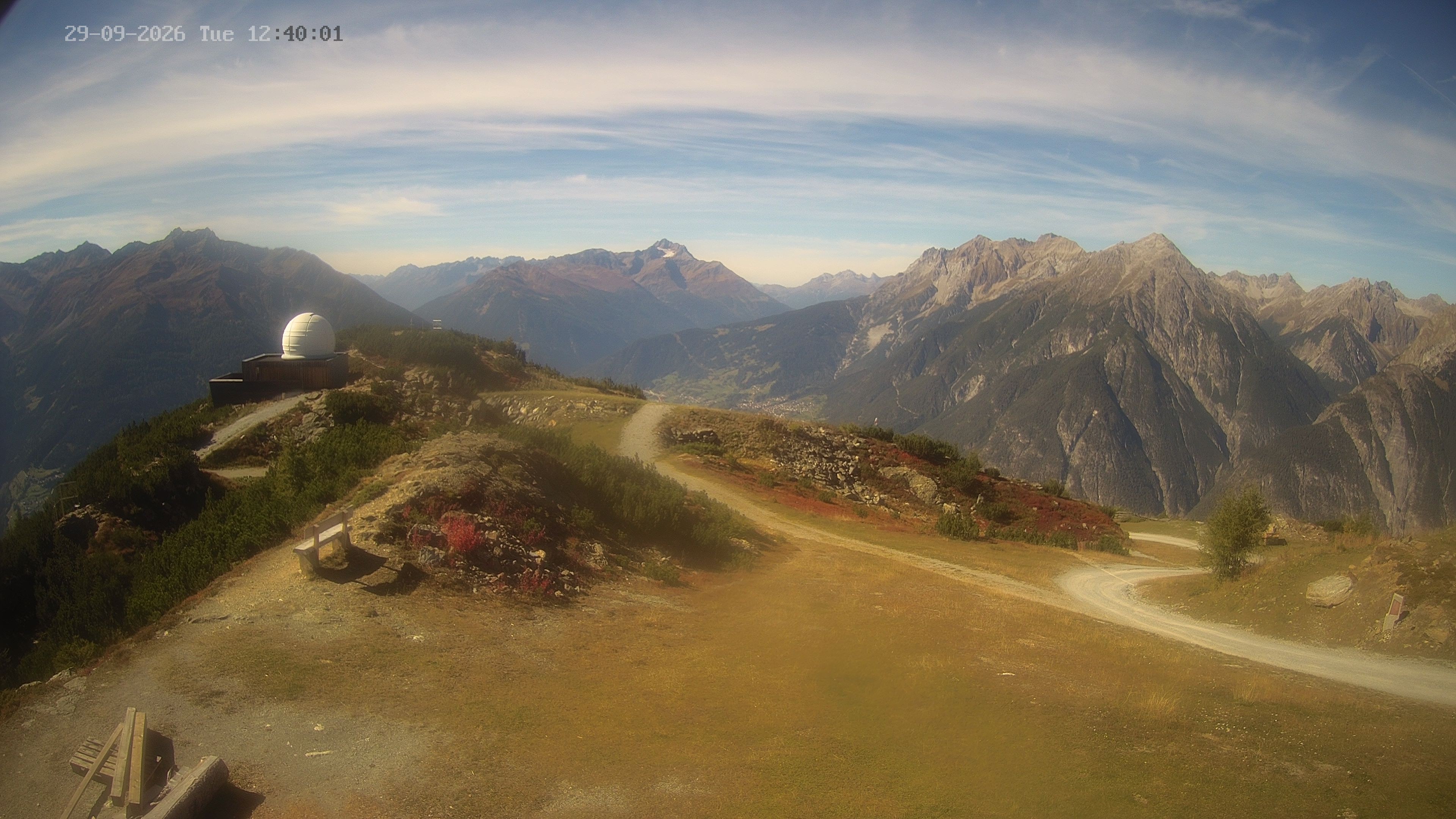 Archiv Foto Webcam Venet Gipfel Sternwarte