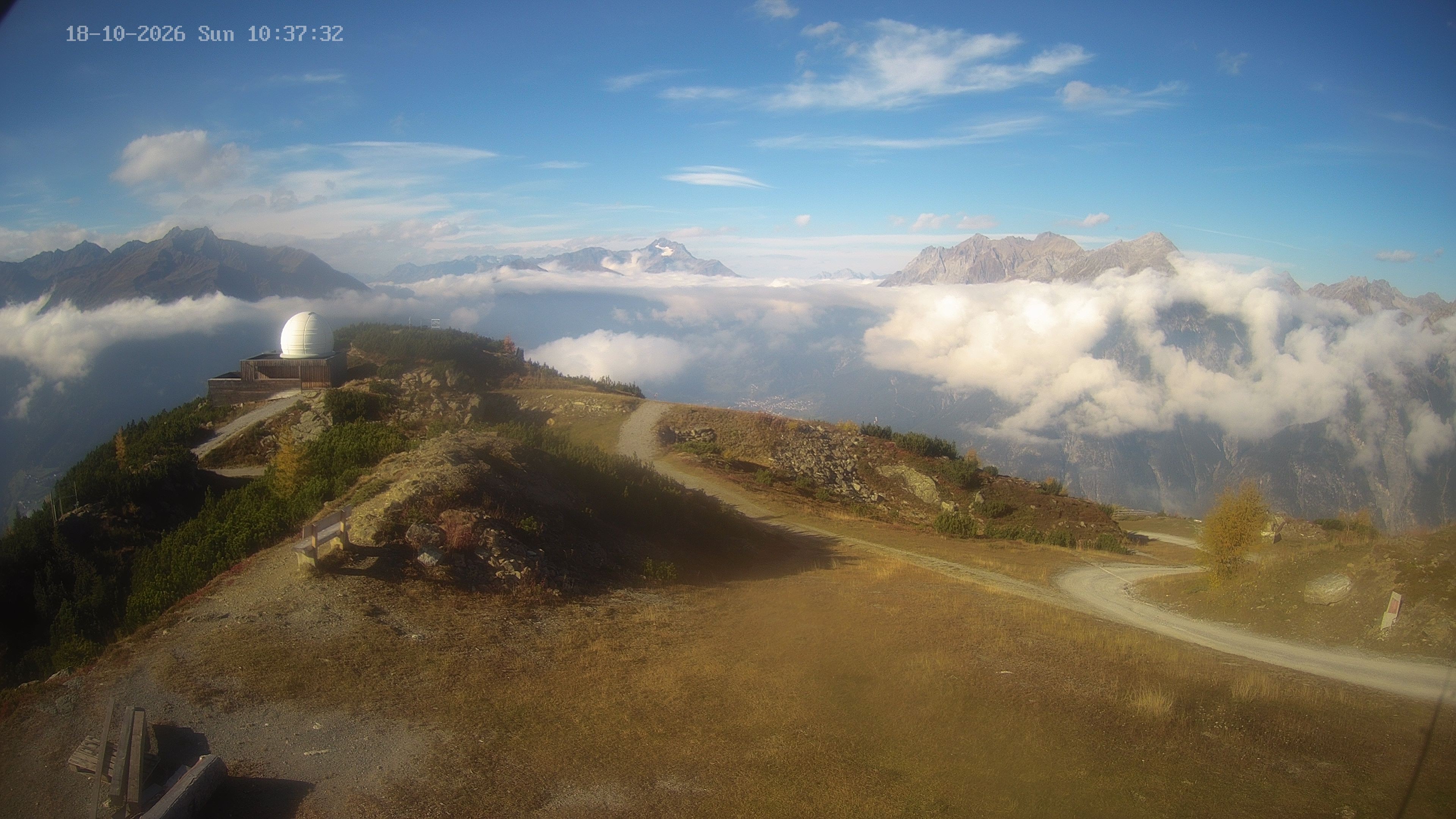 Archiv Foto Webcam Venet Gipfel Sternwarte