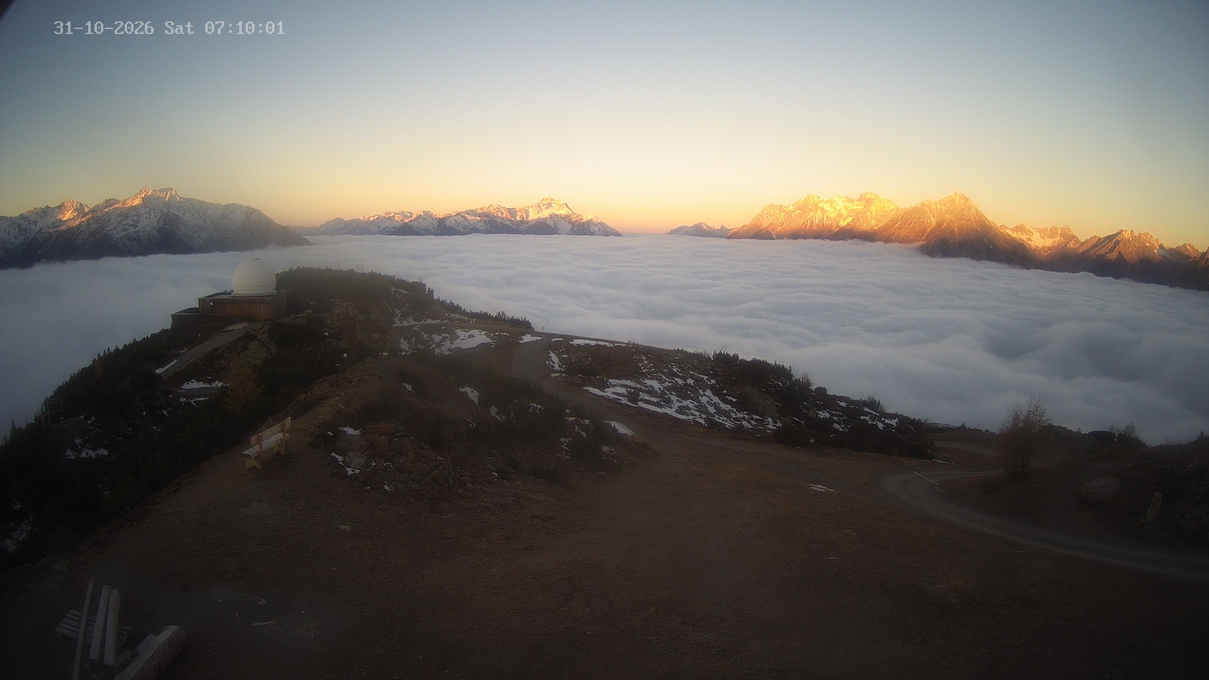 Archiv Foto Webcam Venet Gipfel Sternwarte