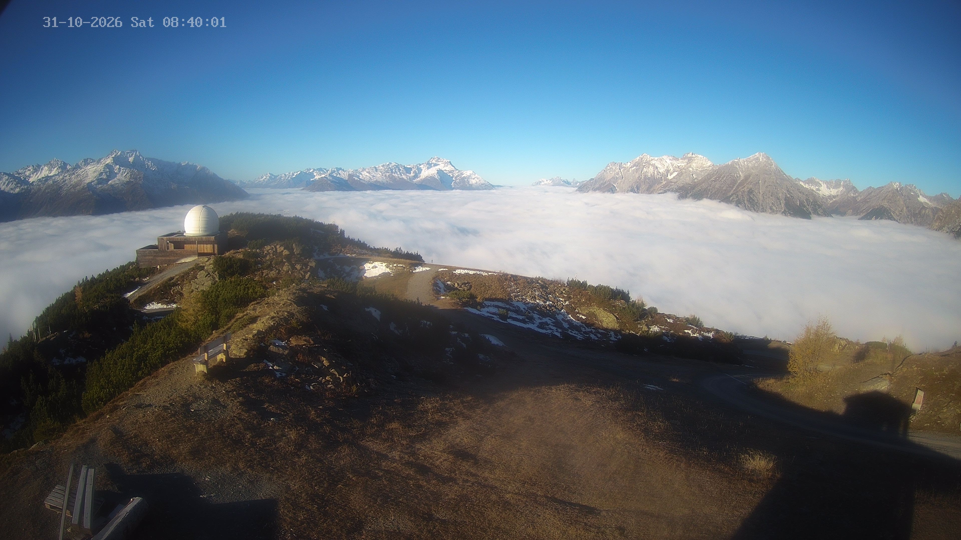 Archiv Foto Webcam Venet Gipfel Sternwarte