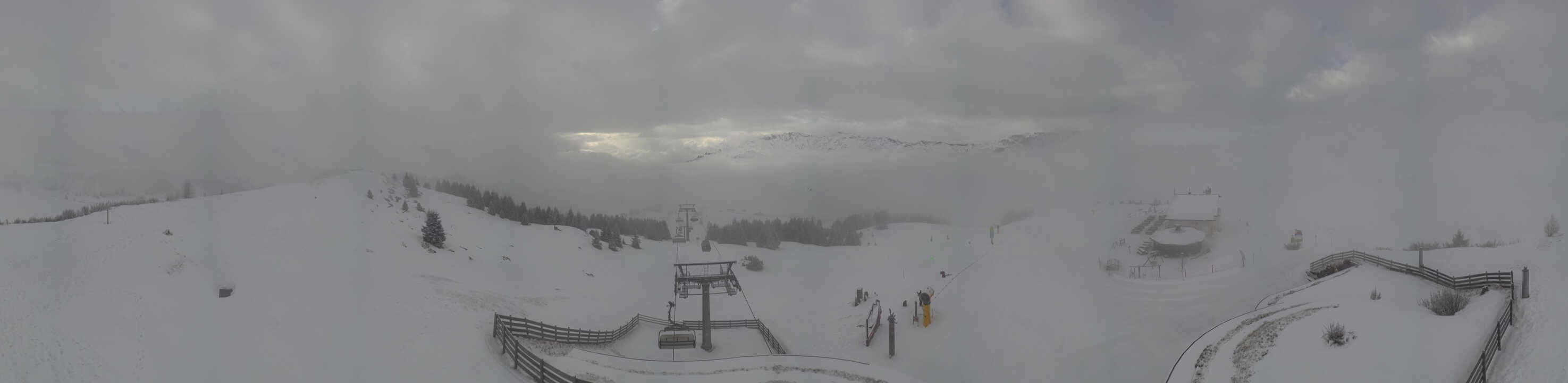 Archived image Webcam Alpe di Siusi: View from the Puflatsch Mountain Station