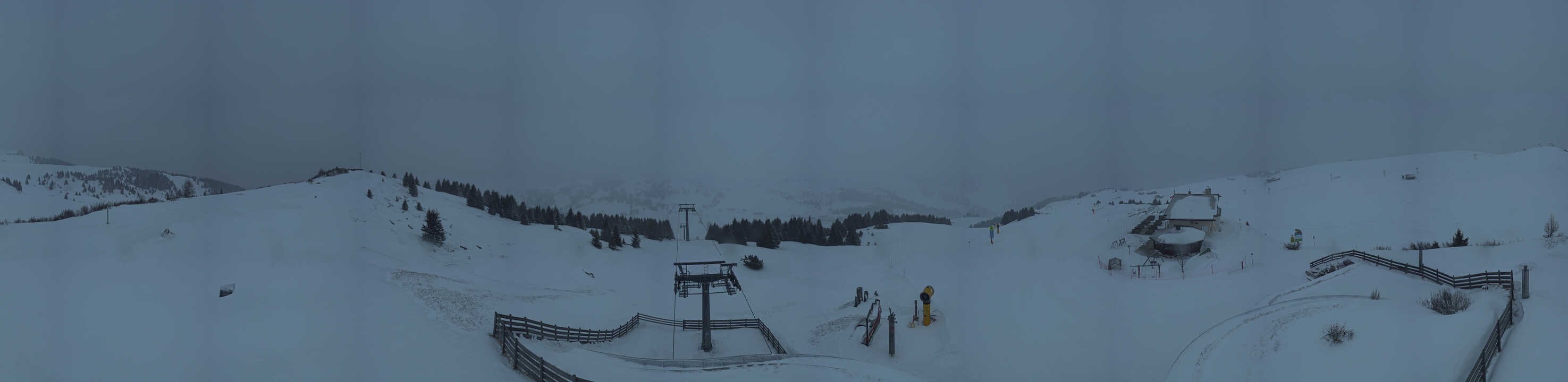 Archiv Foto Webcam Panorama der Seiser Alm von der Puflatsch Bergstation