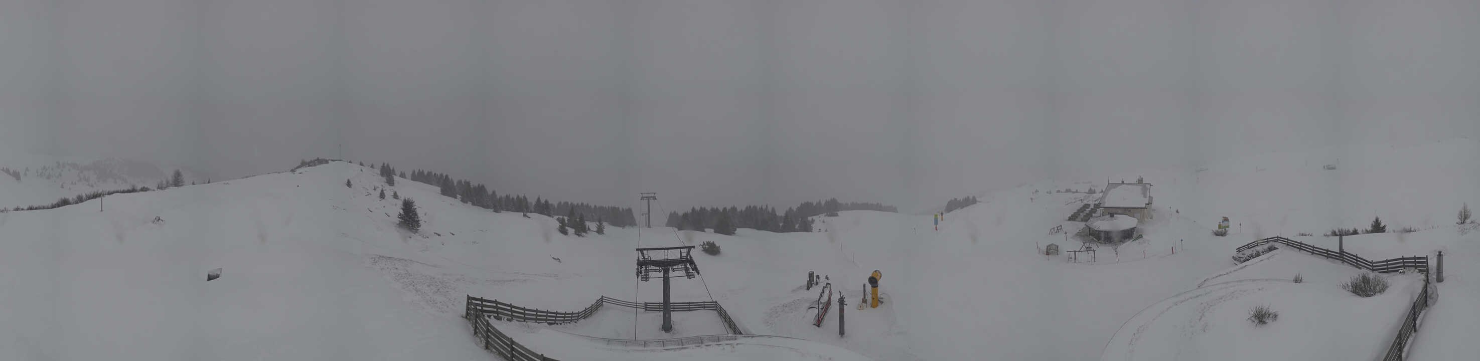 Archiv Foto Webcam Panorama der Seiser Alm von der Puflatsch Bergstation