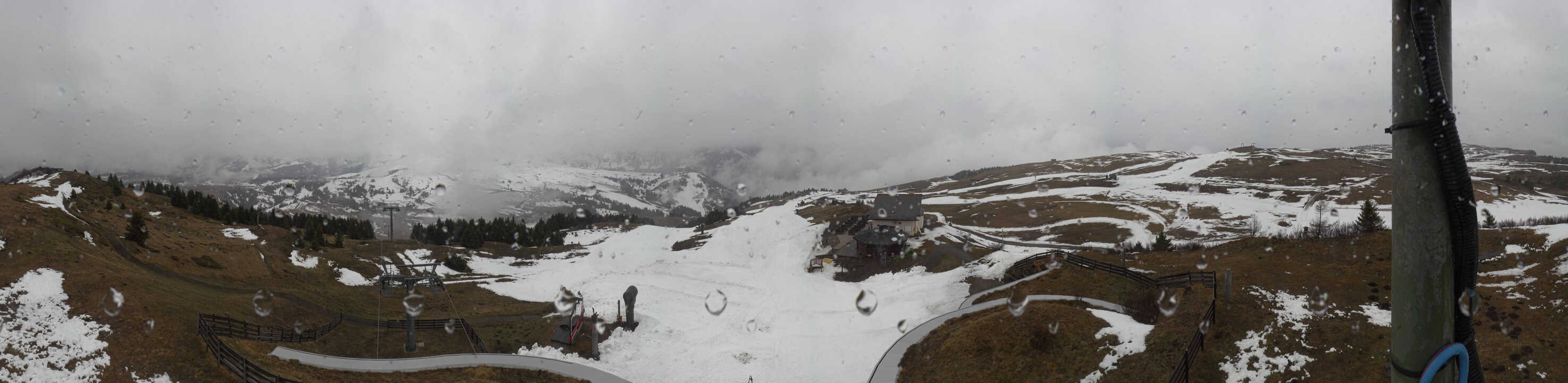 Archiv Foto Webcam Panorama der Seiser Alm von der Puflatsch Bergstation