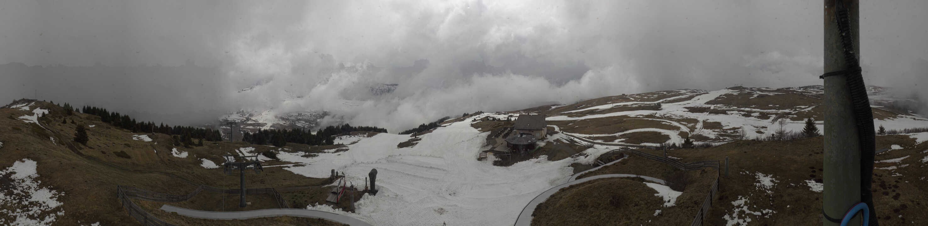 Archiv Foto Webcam Panorama der Seiser Alm von der Puflatsch Bergstation