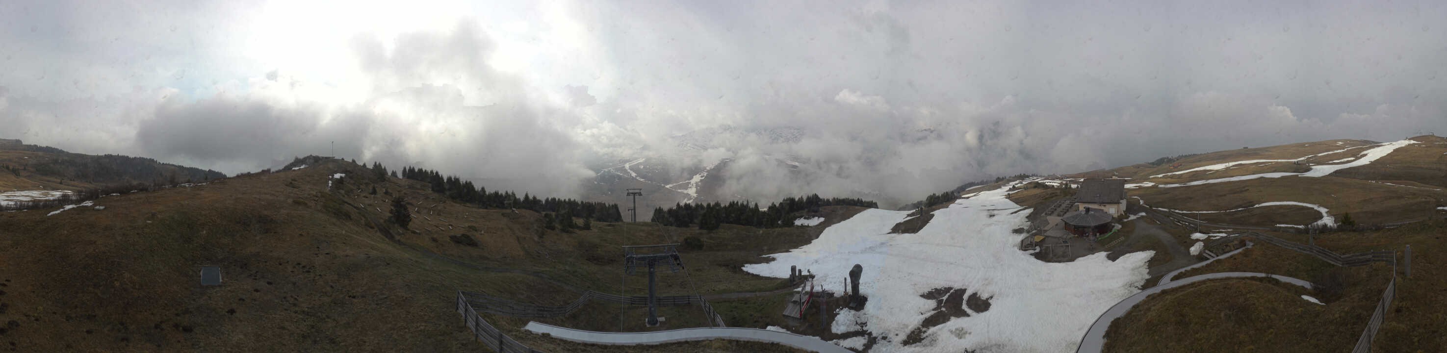 Archiv Foto Webcam Panorama der Seiser Alm von der Puflatsch Bergstation
