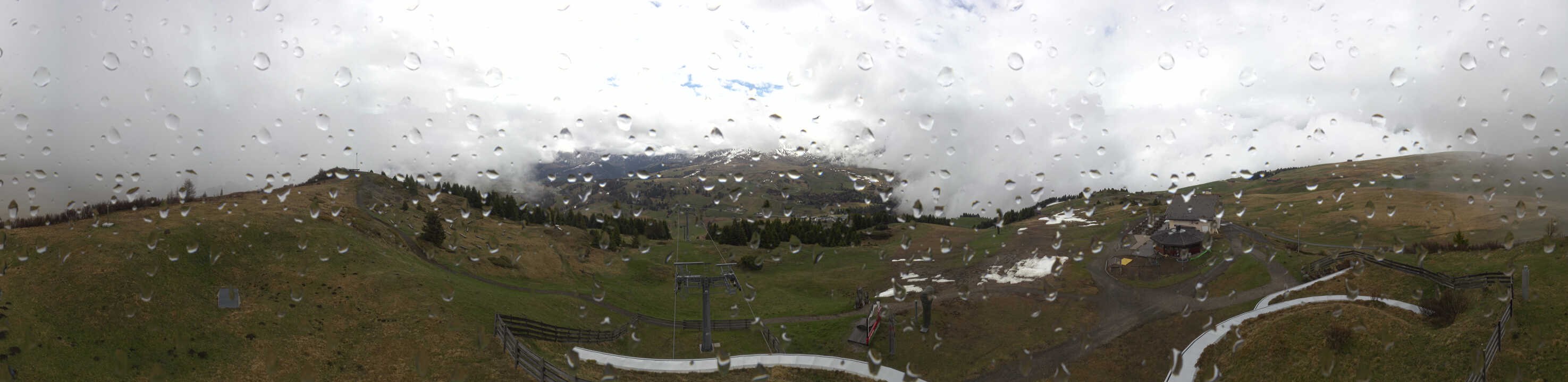 Archiv Foto Webcam Panorama der Seiser Alm von der Puflatsch Bergstation