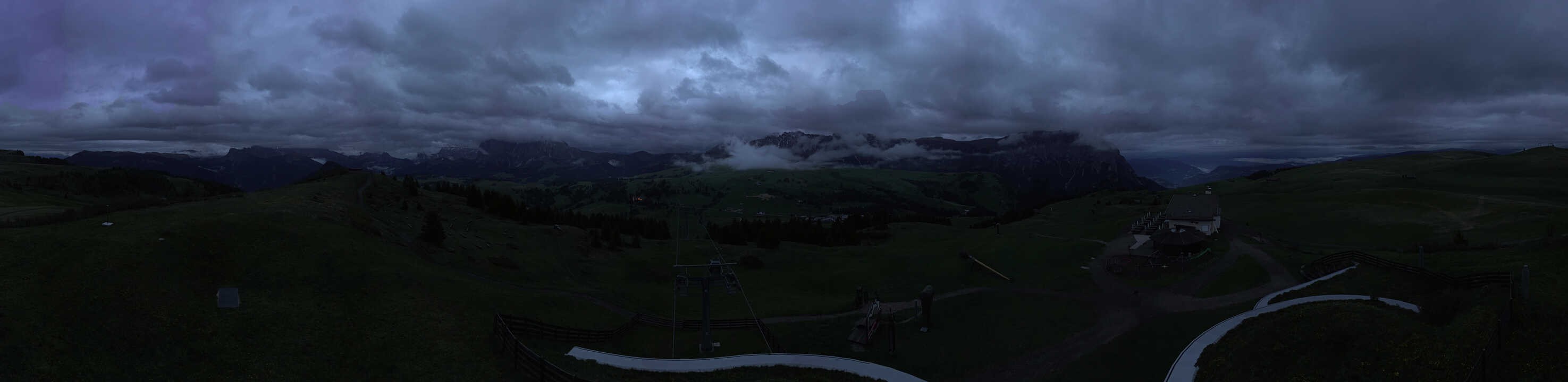 Archived image Webcam Alpe di Siusi: View from the Puflatsch Mountain Station