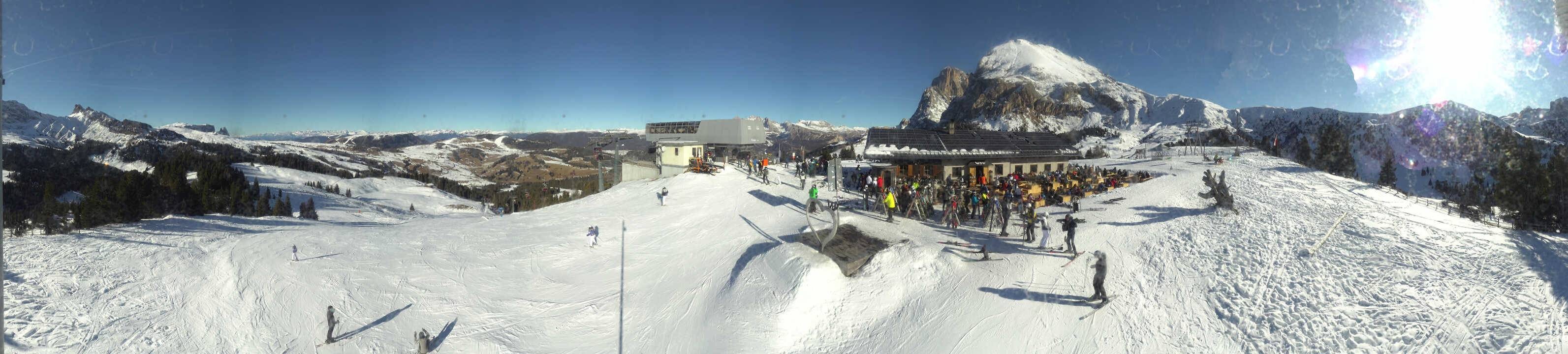 Archiv Foto Webcam Seiser Alm - Bergstation Florianlift