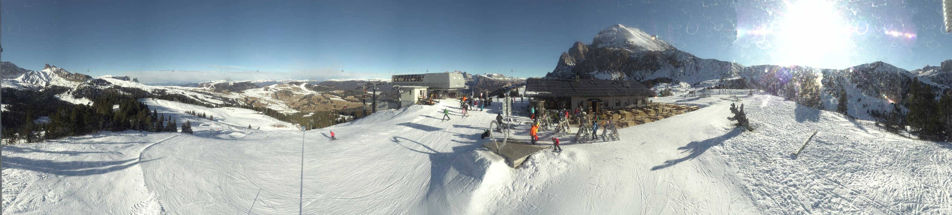 Archiv Foto Webcam Seiser Alm - Bergstation Florianlift