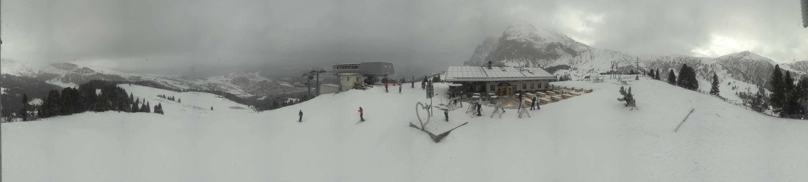 Archiv Foto Webcam Seiser Alm - Bergstation Florianlift