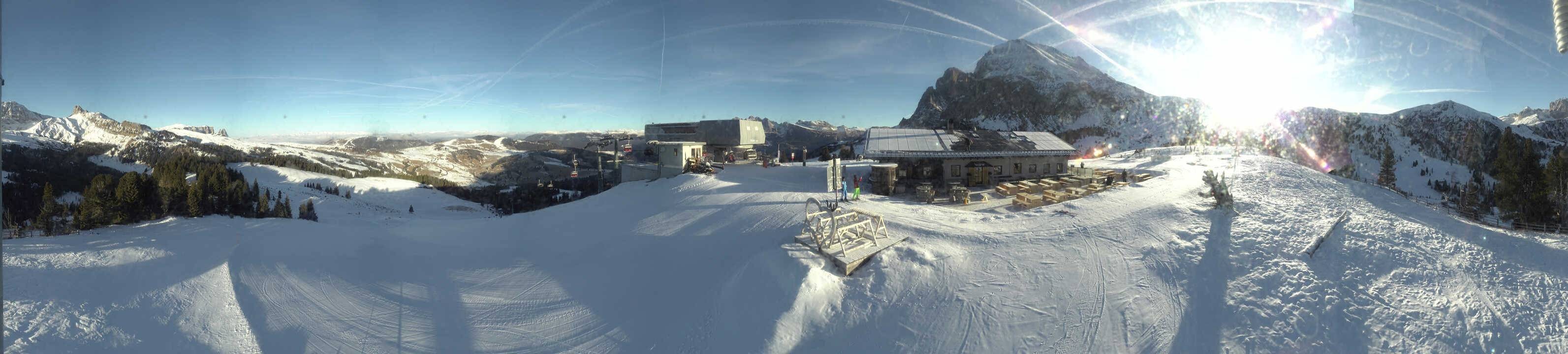 Archiv Foto Webcam Seiser Alm - Bergstation Florianlift
