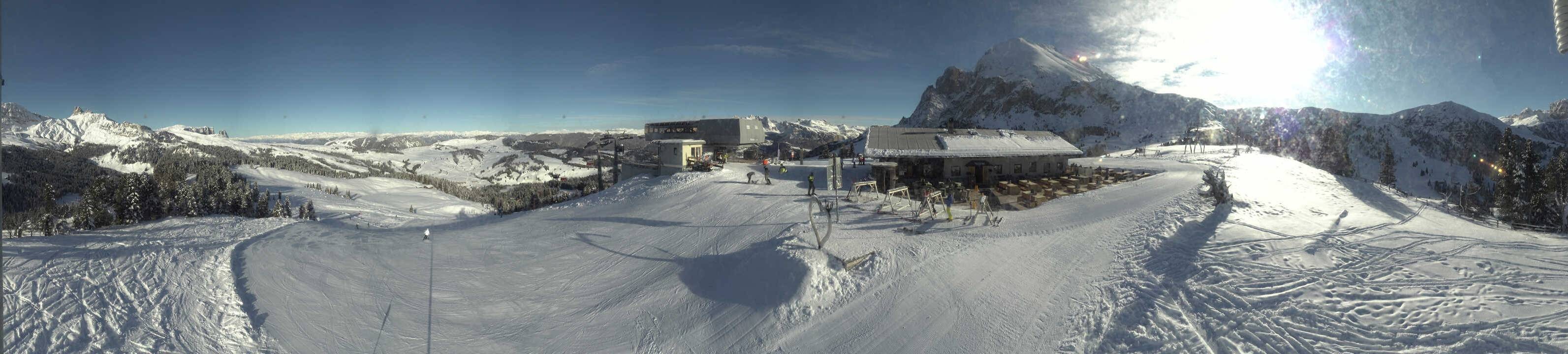 Archived image Webcam Alpe di Siusi - Top station Florianlift